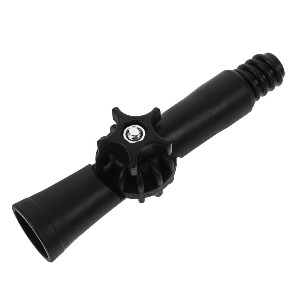 Reusable Plastic Angle Adapter for Extension Pole Home Cleaning Tool Black
