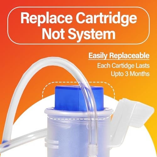 Self-Cleaning Toilet System Replacement Cartridge, 6 Pack, Lasts 3-5 Months, 1.6