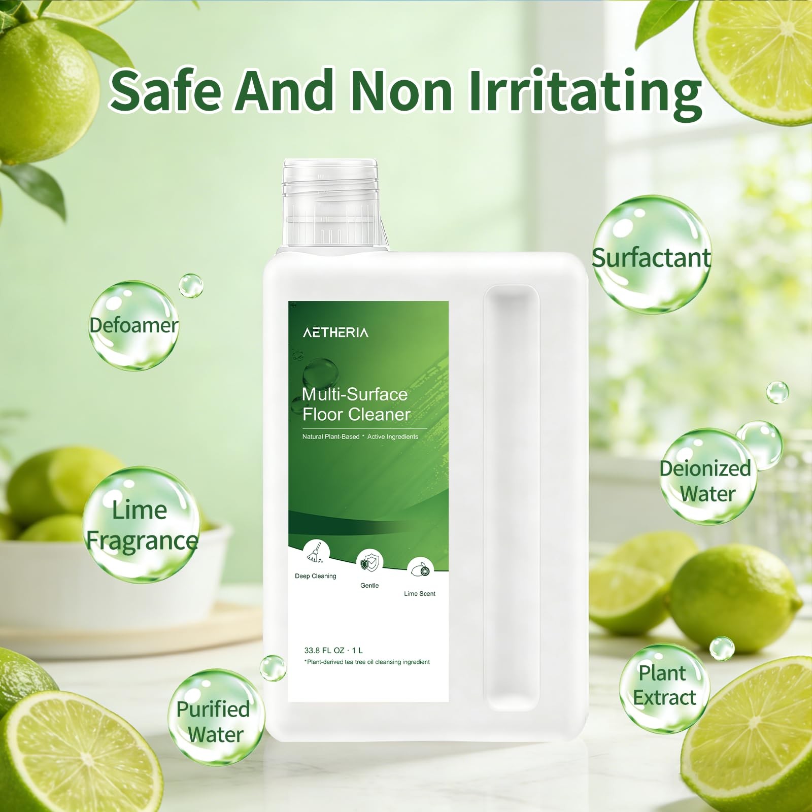 33.8 Fl oz Multi-Surface Floor Cleaning Solution for Dreame All Wet Dry Vacuu…