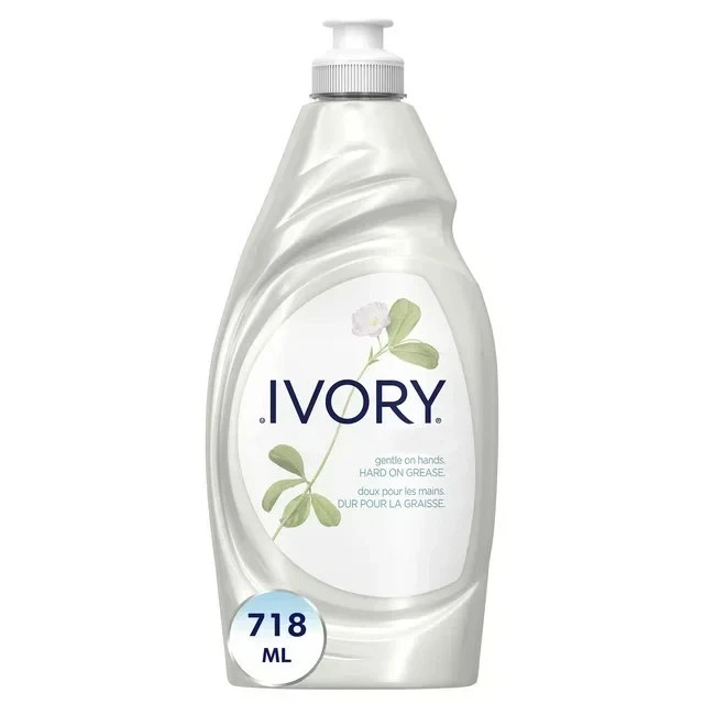 (2 pack) Ivory Ultra Concentrated Liquid Dish Soap, Classic Fresh Scent 24 fl Oz
