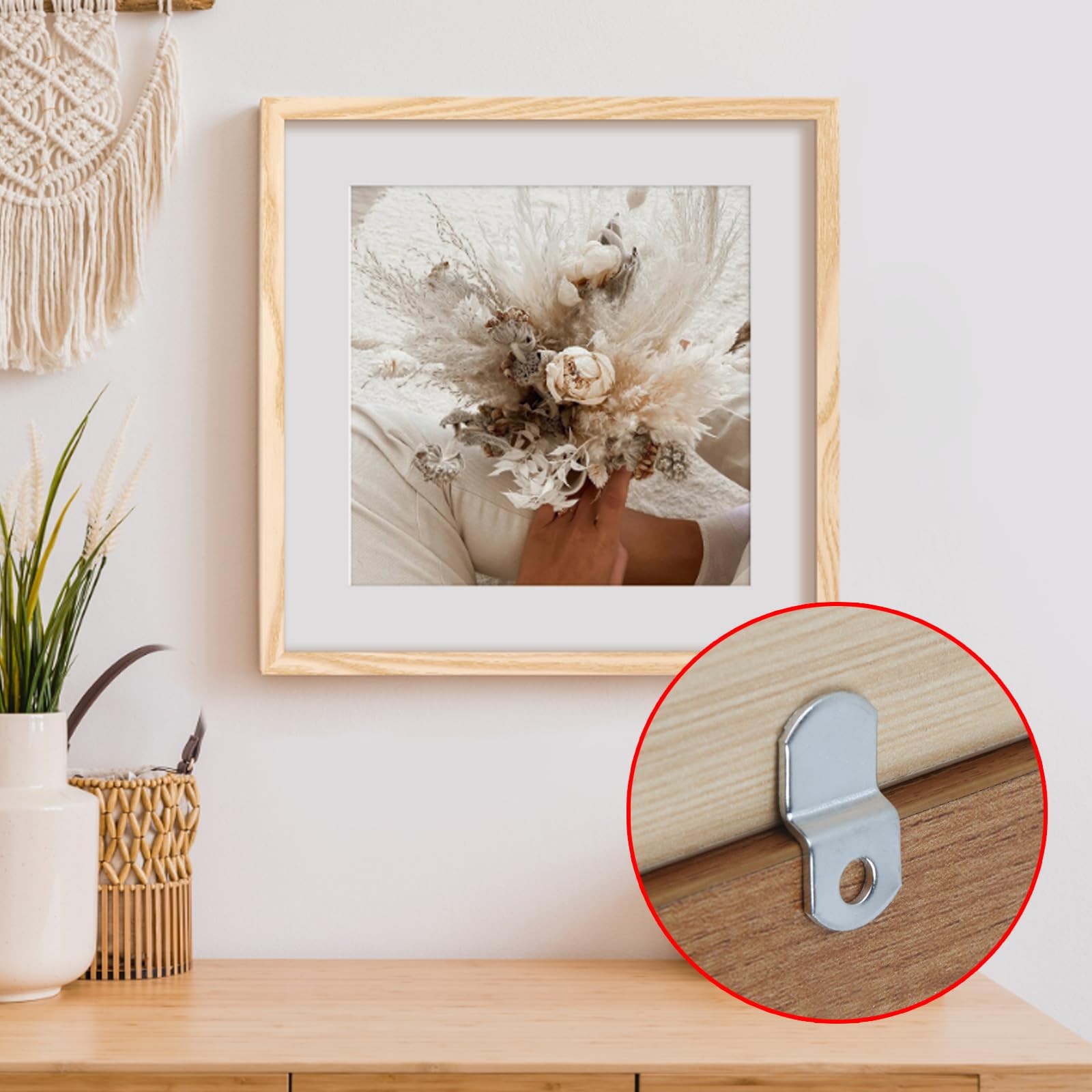 1/8″ Canvas Clips for Picture Framing Single Hole, Offset Single Hole, 1/8″