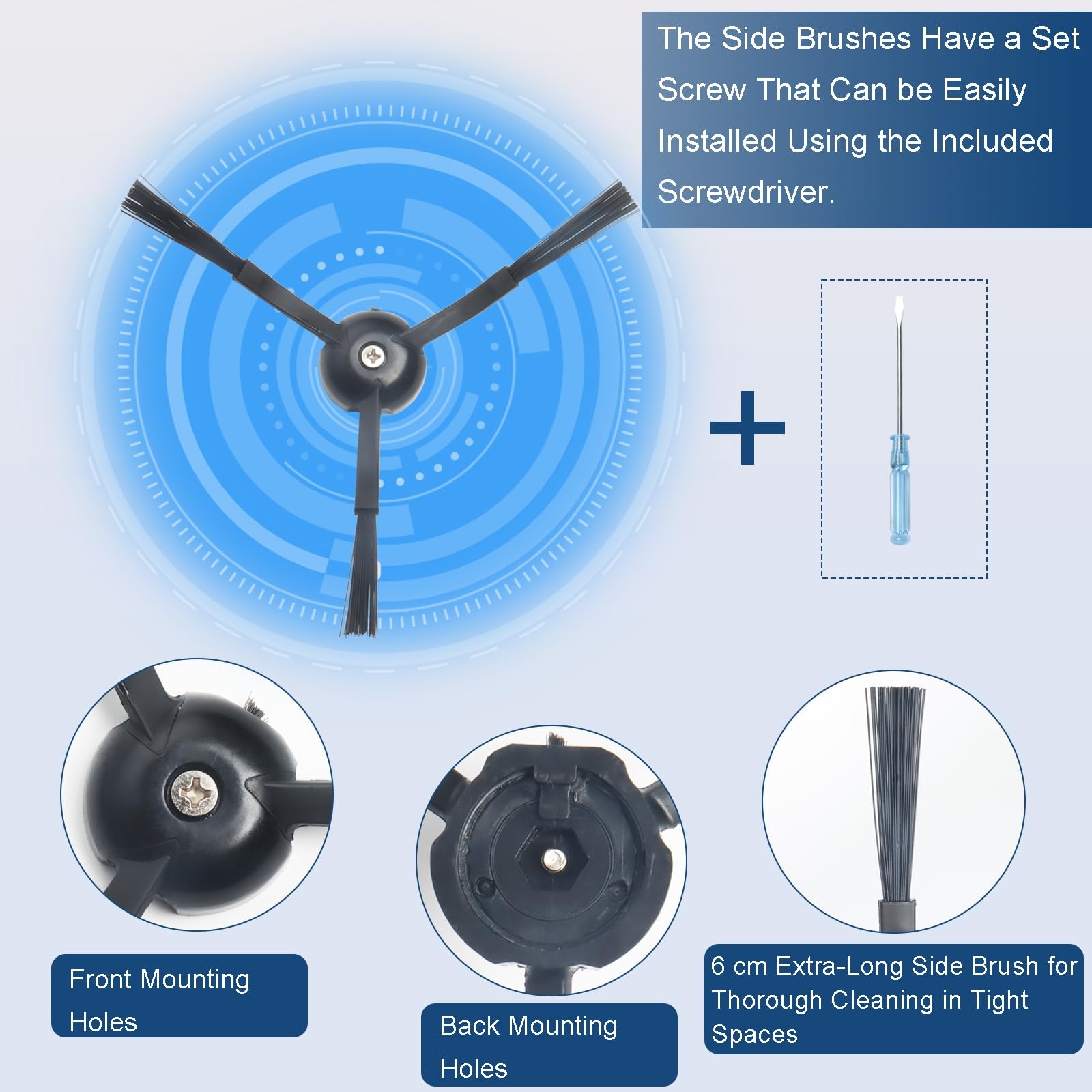 Bluearks 19Pcs Replacement Parts for Roborock Qrevo【Not for Qrevo S/Qrevo Pro…