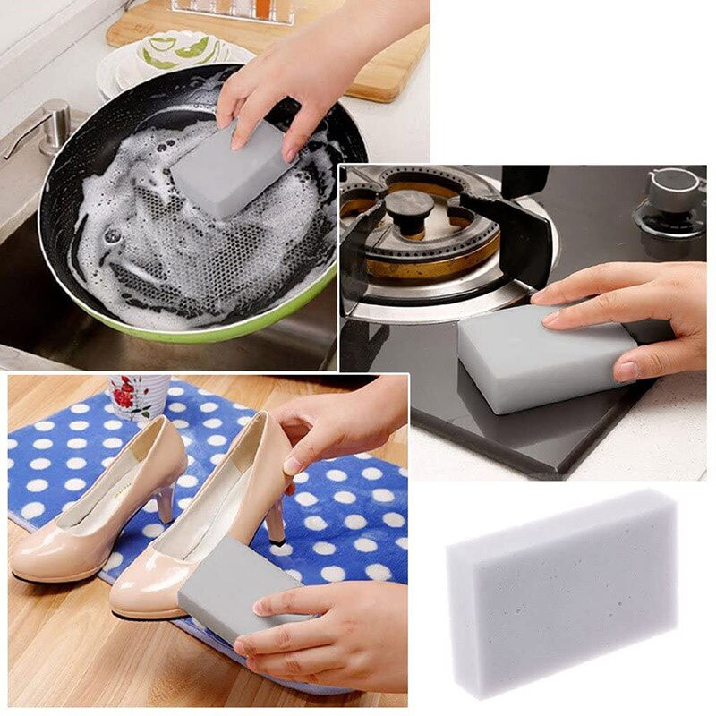 High Density Sponge Eraser Melamine Cleaner Upgraded Version Double Compressed