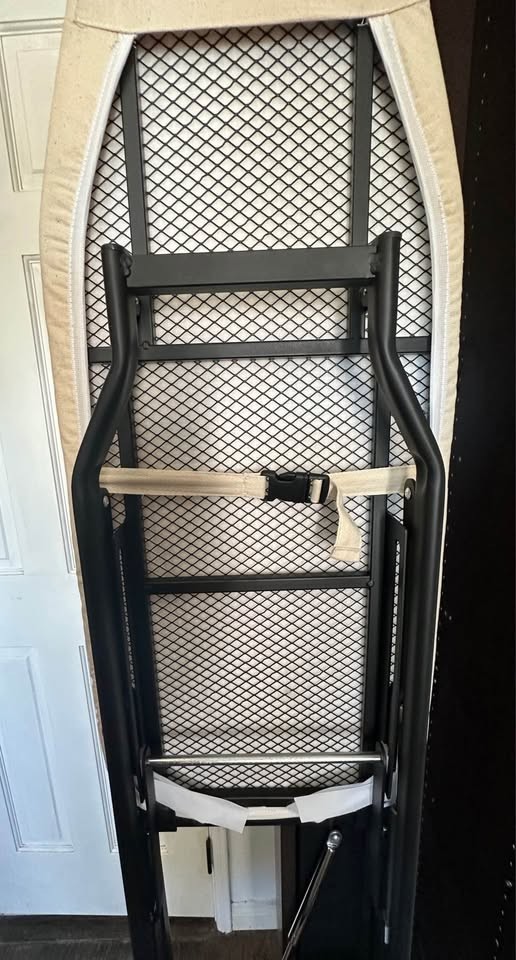 Swivel Pull Out Ironing Board w/ Soft Close, Black, Rev-A-Shelf style