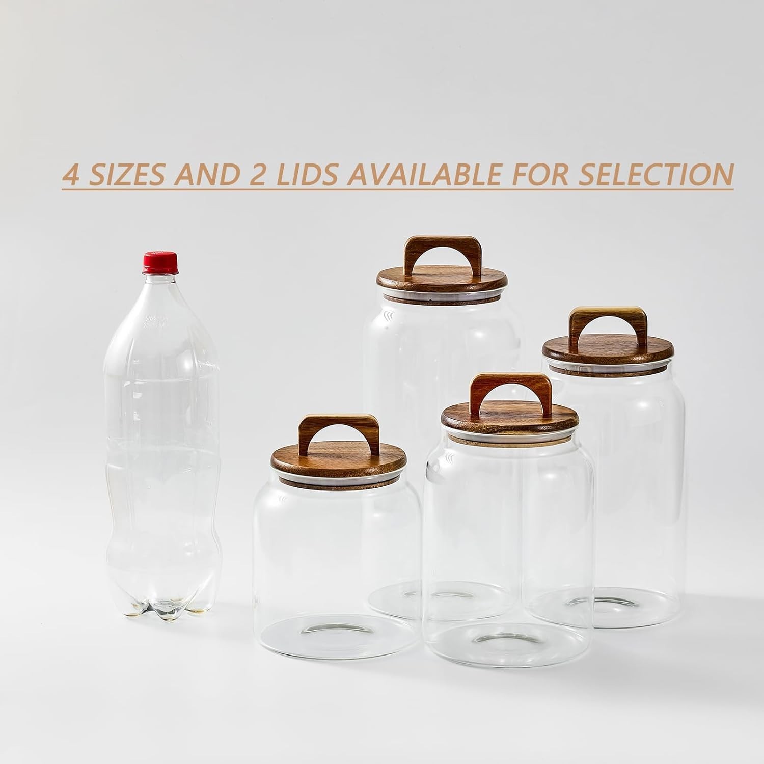 Glass Jars for Laundry Room Organization, Half-Gallon Laundry Pods Container,…