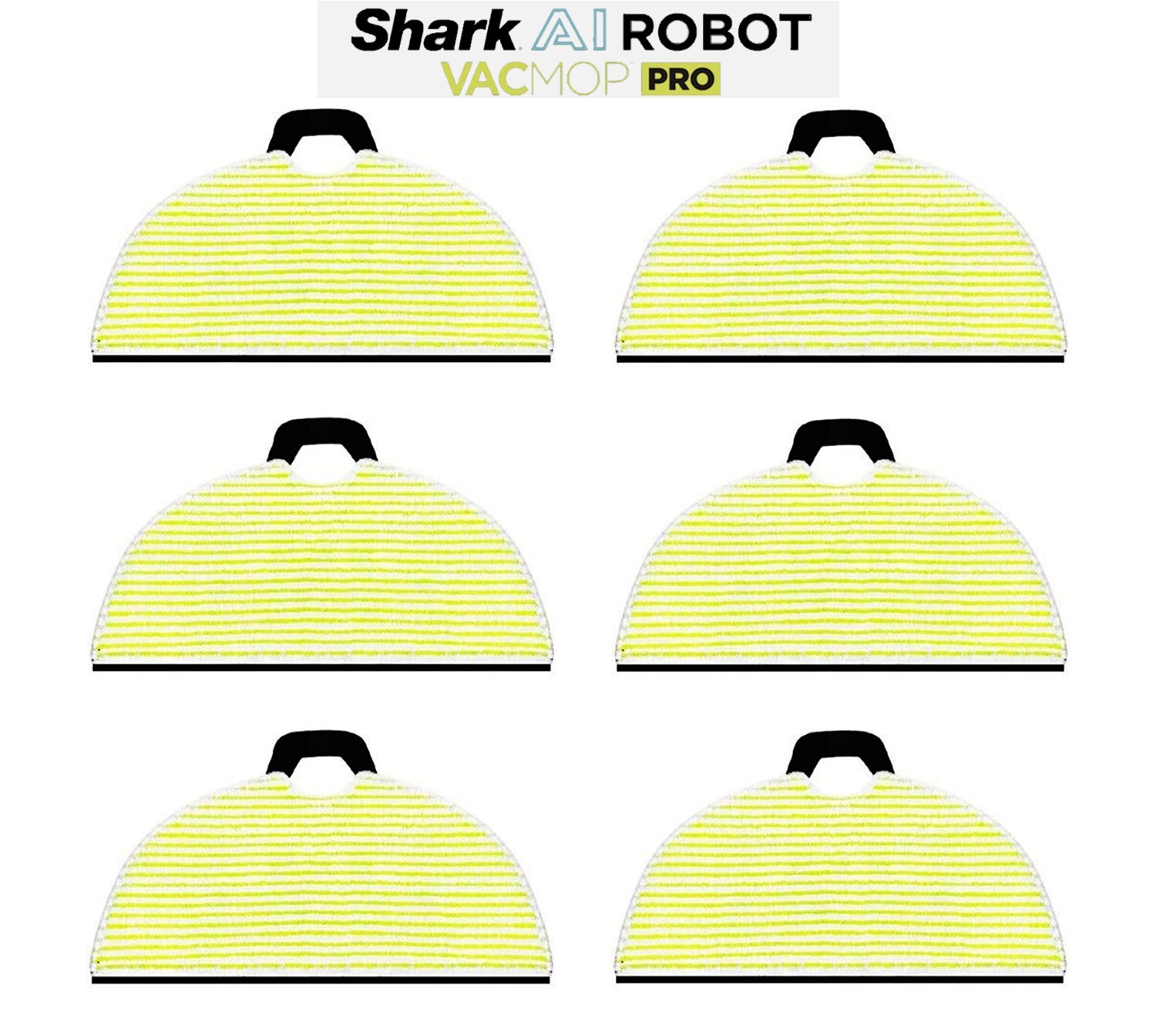 6 Pack Mopping Mop Pads for AI Shark Ultra RV2600WA RV2600WD RV2610WA RV2610WACA
