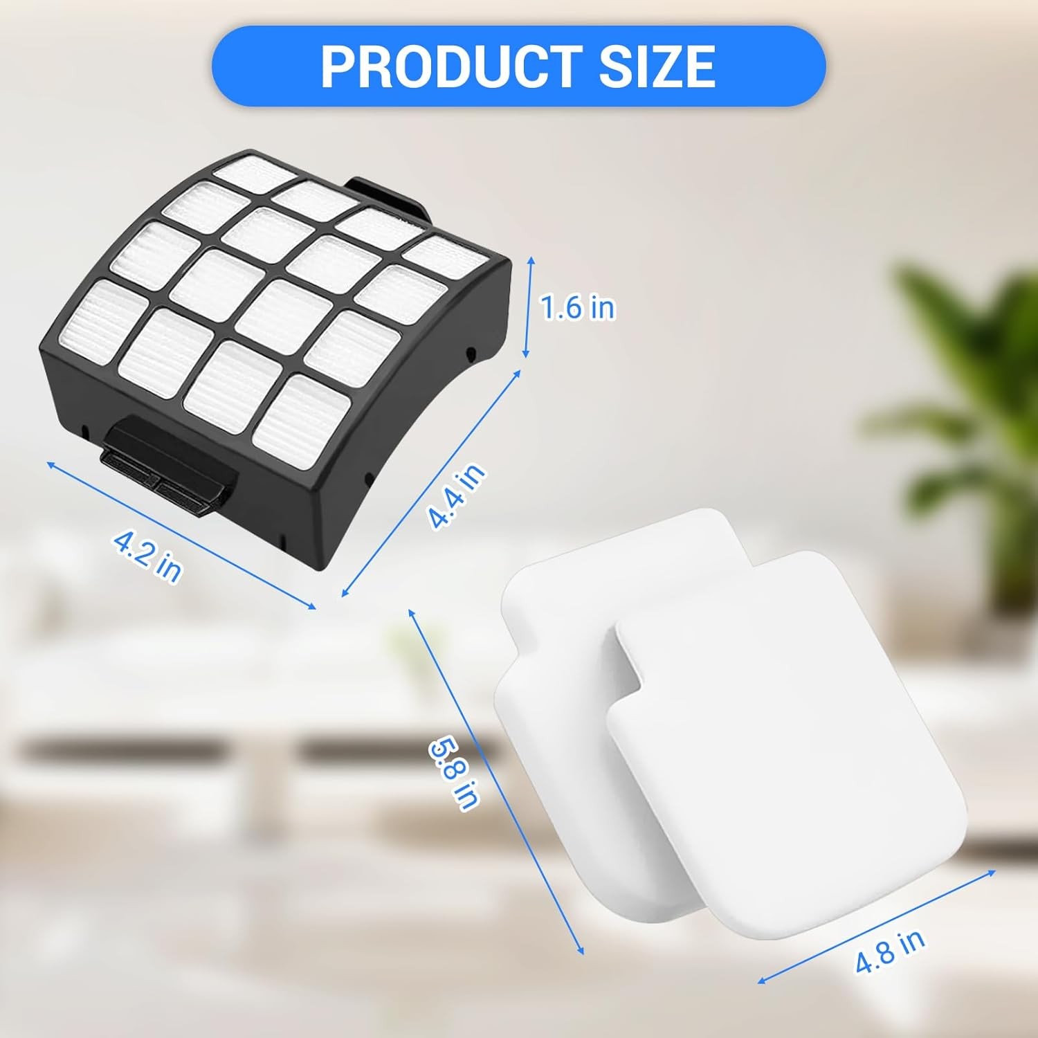 AZ3002 Replacement Filters for Shark AZ3002 AZ3000 AZ3000W for Stratos DuoClean
