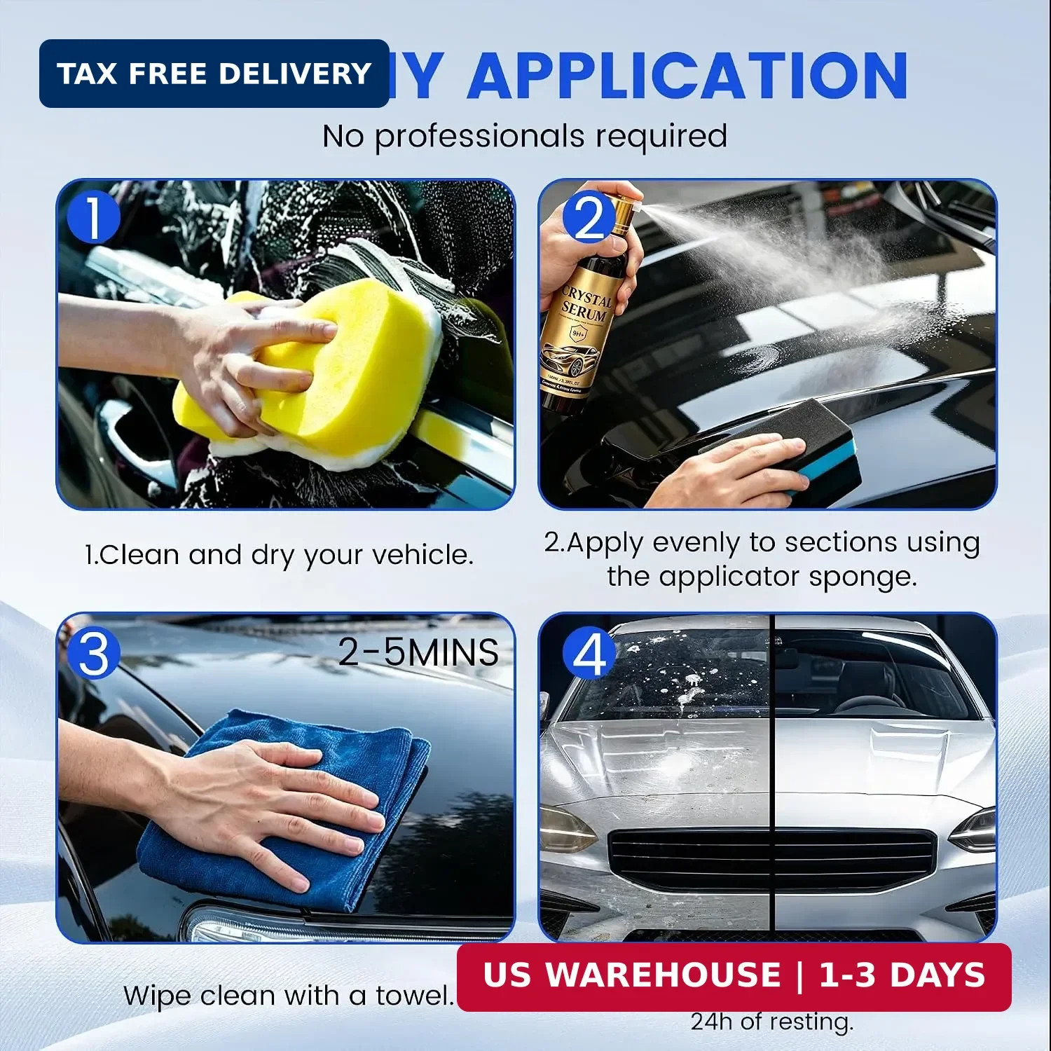 100ML Crystal Serum，New Ceramic Coating for Cars，Advanced Graphene Ceramic Coati