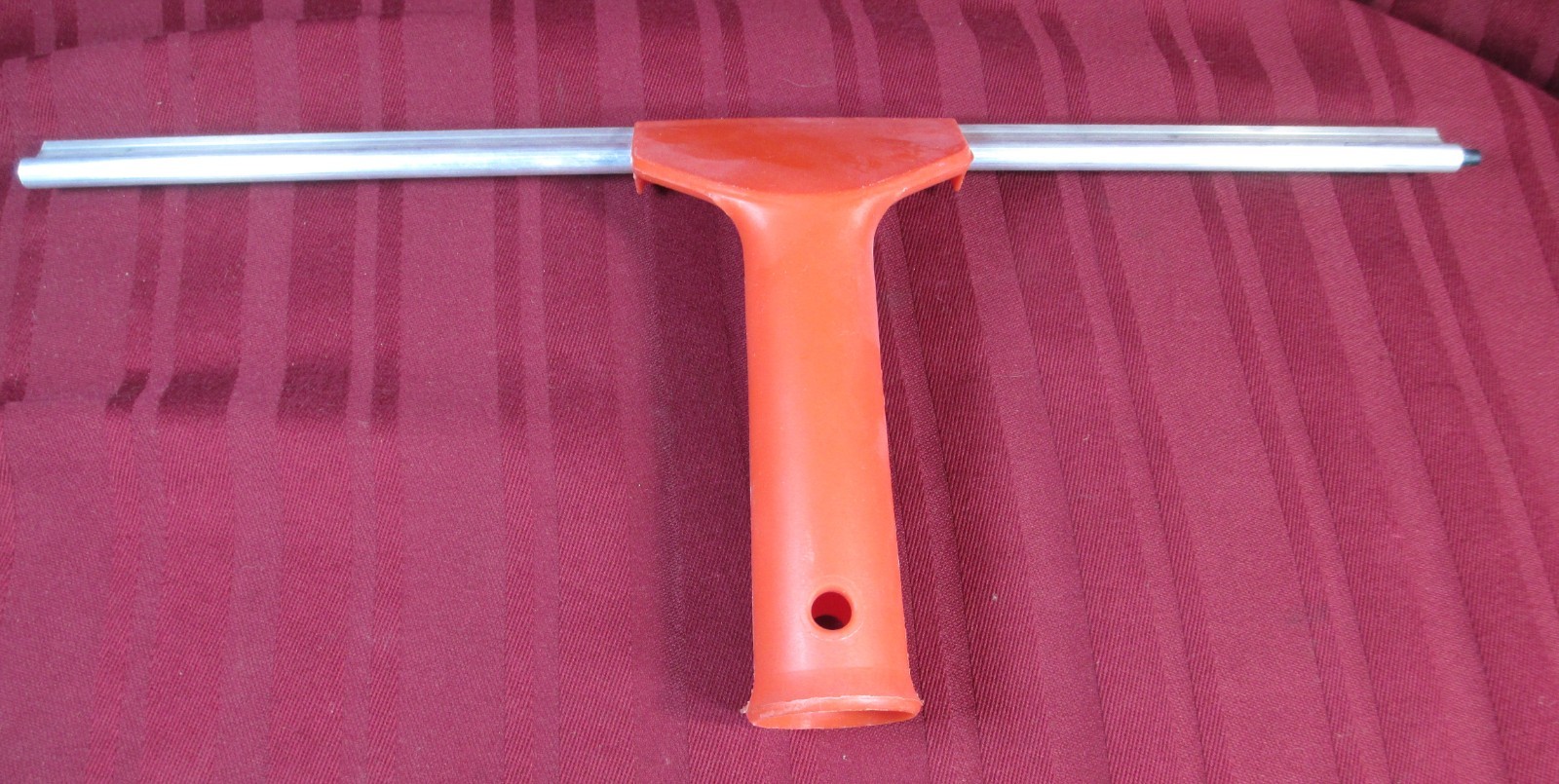 Vintage EMPIRE Window Squeegee 14″ CHANNEL RUBBER ALUMINUM PLASTIC HANDLE 4″