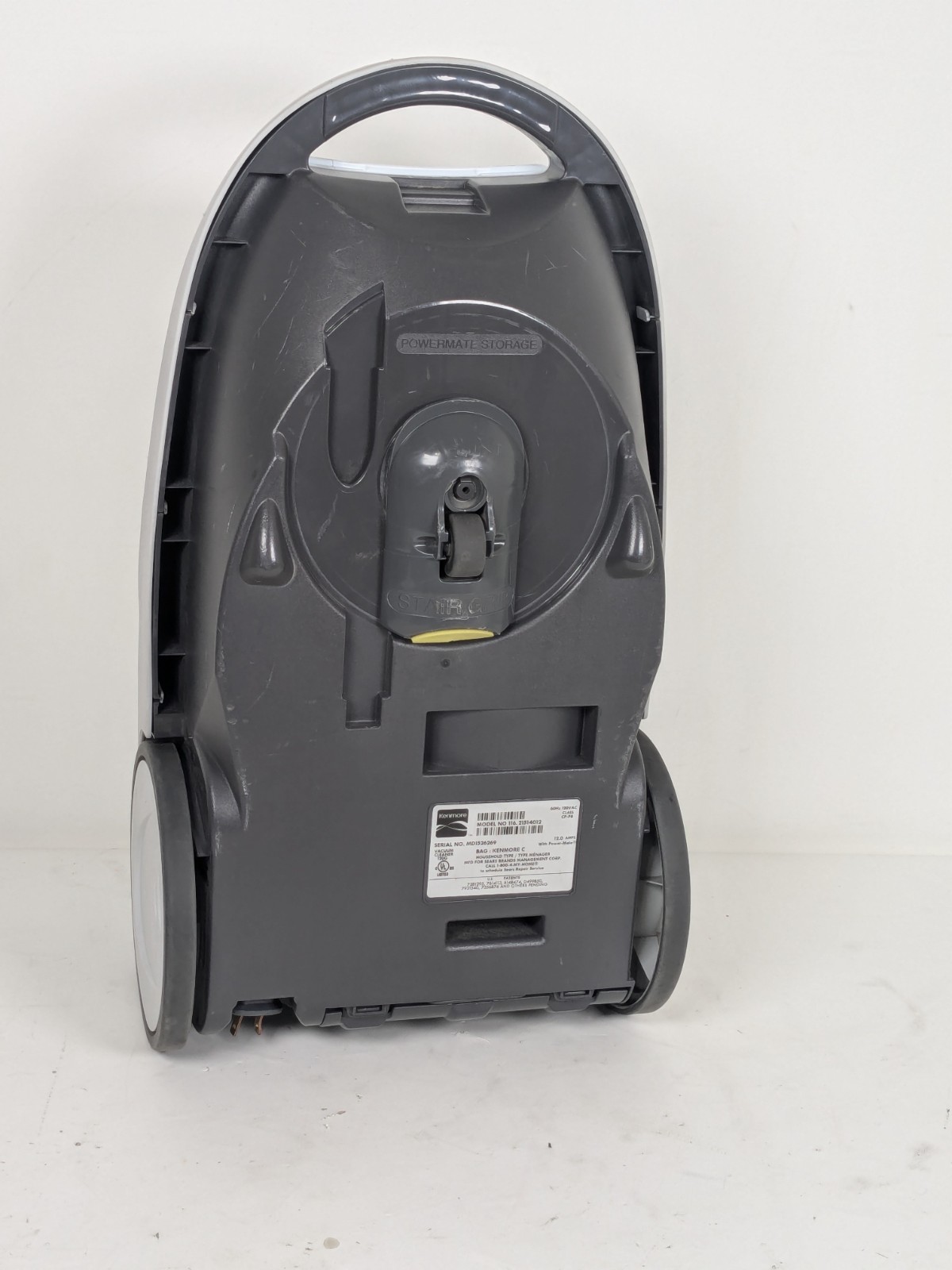 Kenmore Progressive 116 Vacuum Cleaner True HEPA Canister & Attachments Only