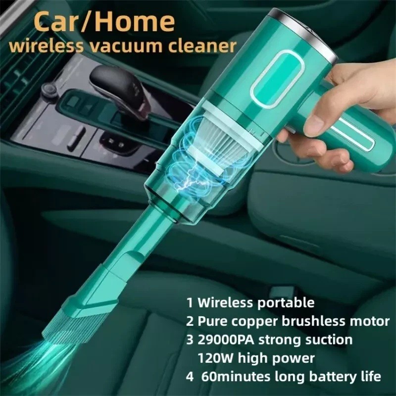 29000PA Hand held Cordless Vacuum Cleaner Mini Portable Car Auto Home Wireless