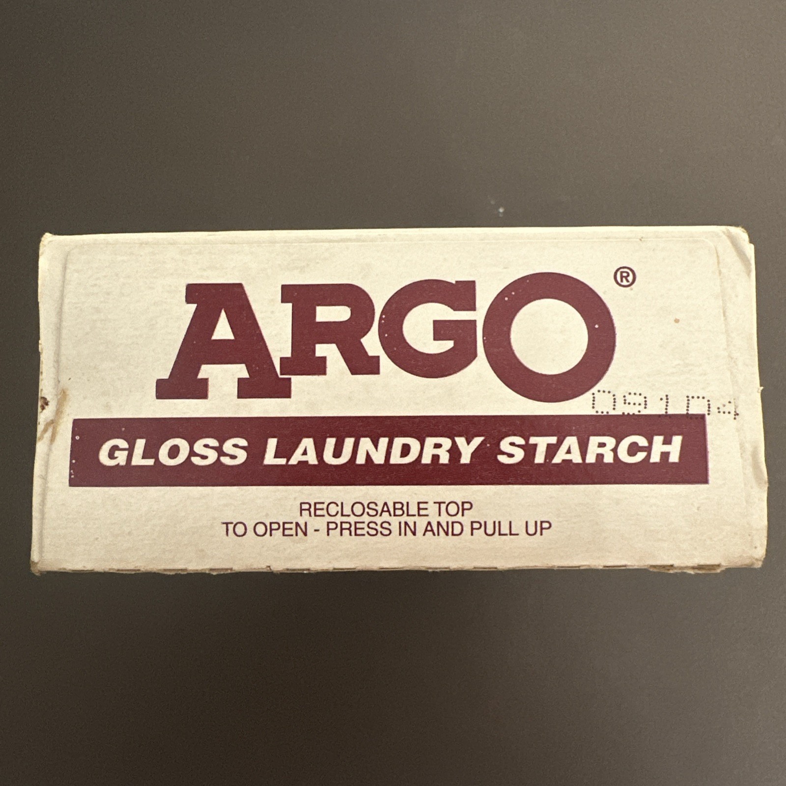 ARGO Gloss Laundry Starch Red – Easy to Use Crisp Finish 16oz (1lb) made in USA