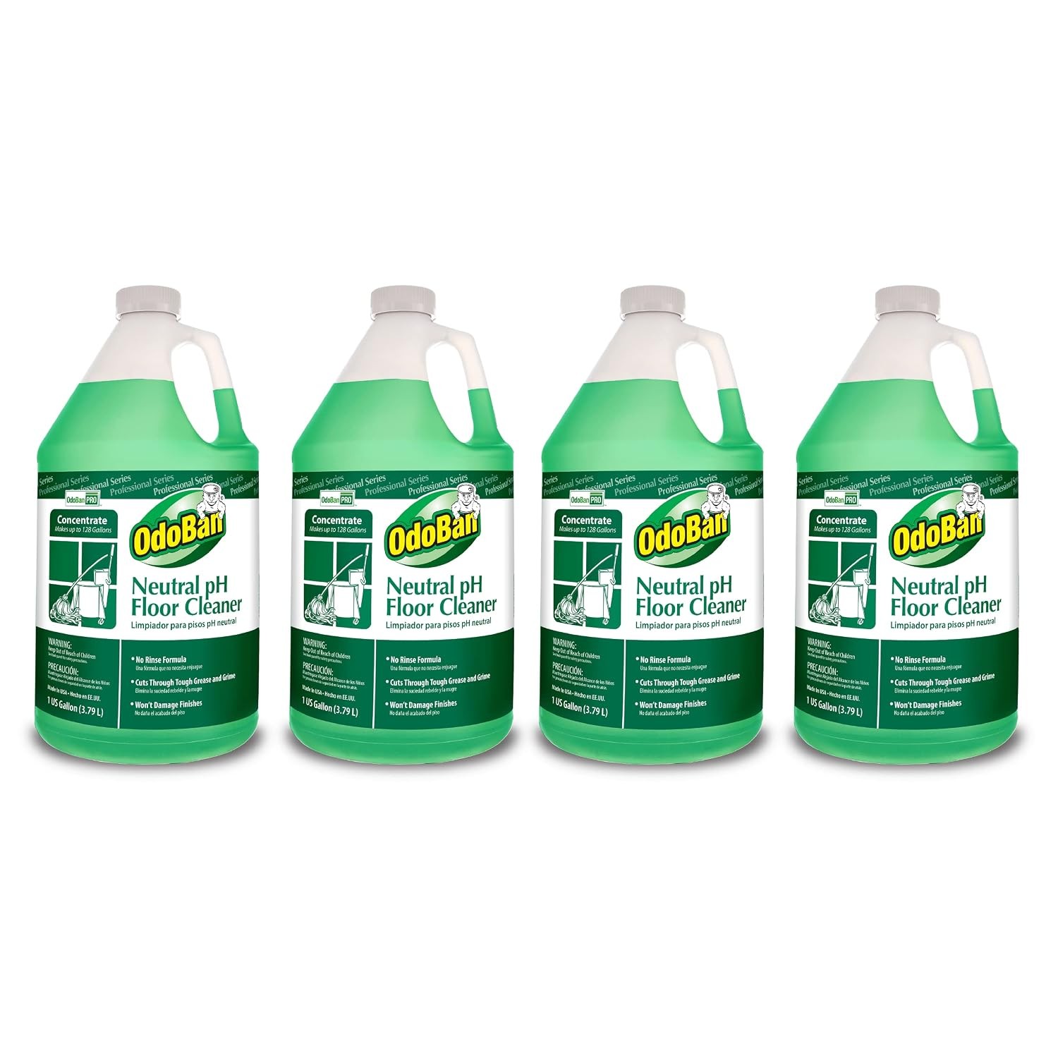 Professional Series No Rinse Neutral pH Floor Cleaner Concentrate 128 Fl Oz