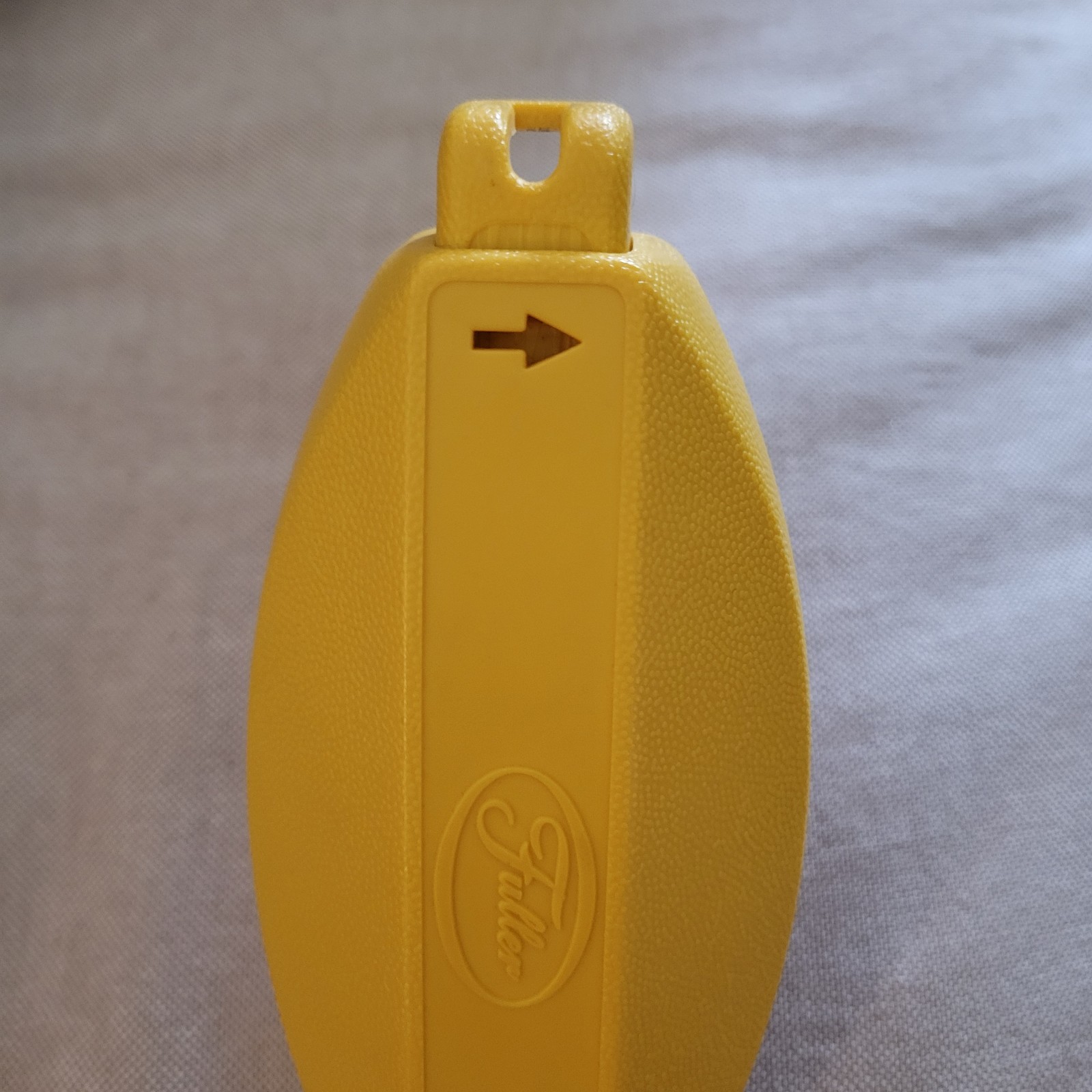 Vintage Fuller Yellow Brush Lint Hair Remover Reversible Left Right Handed