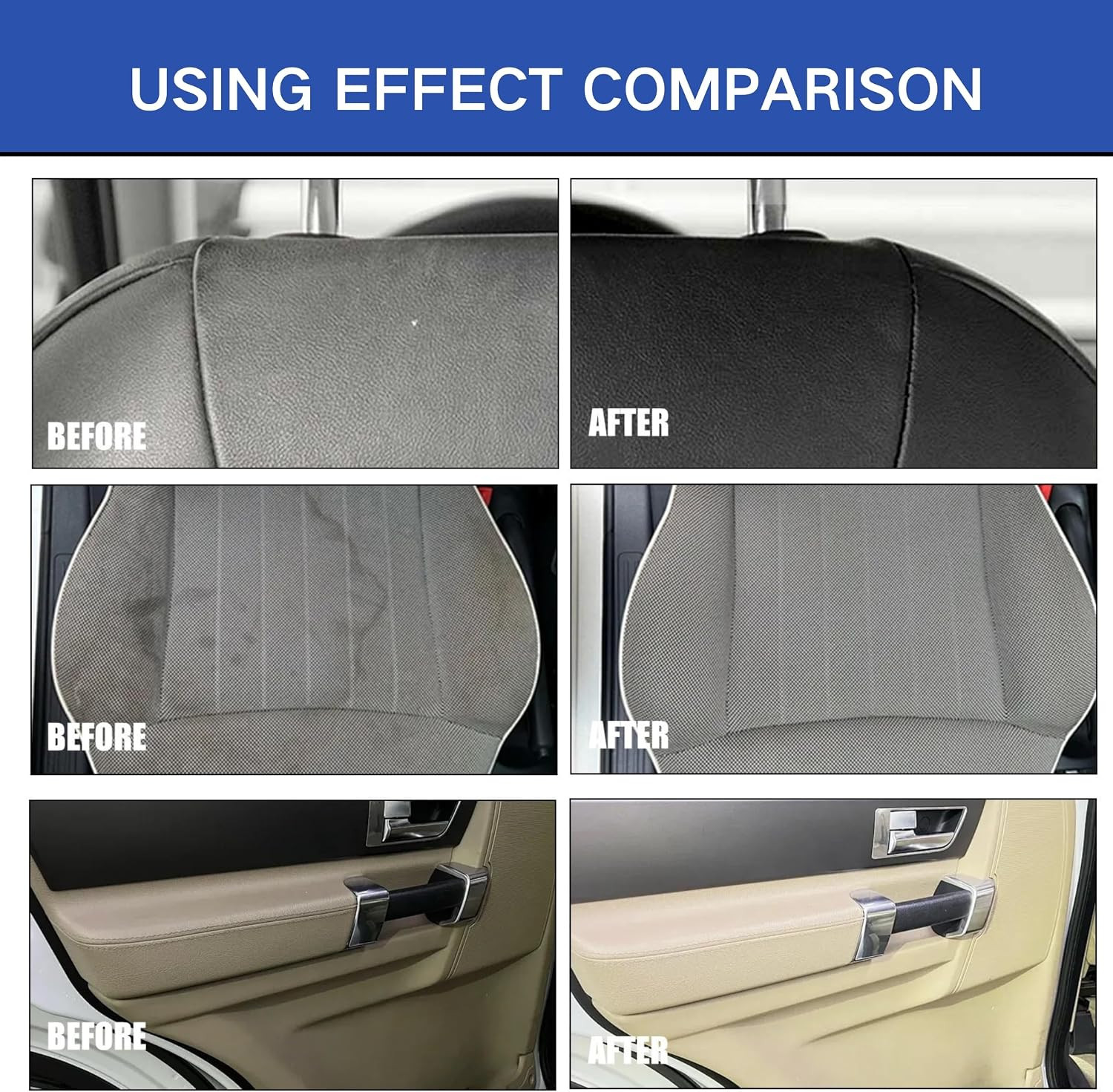 Leader Cleaning and Care Cream, Leather Cleaning Cream for Car Interior, Multifu