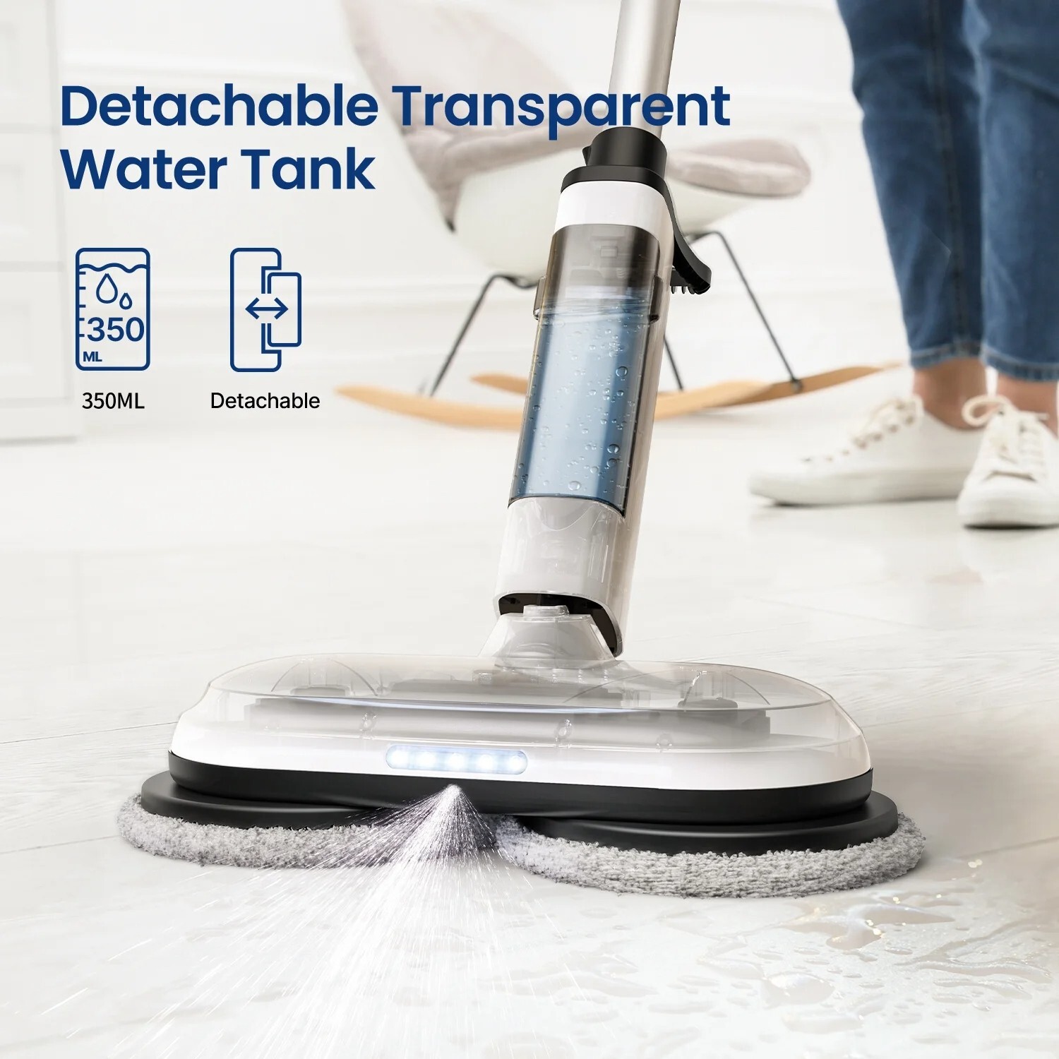 Steam Mop Cleaning Floor Tool Handheld Electric Steam Mop Floor Cleaner Cordless