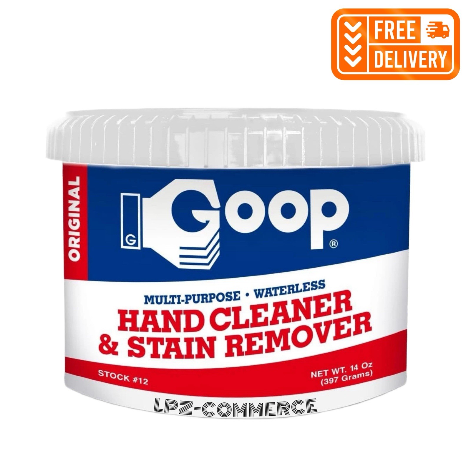 GOOP 14 Oz Biodegradable Hand Cleaner – Non-Toxic, Lanolin, Spot-Out