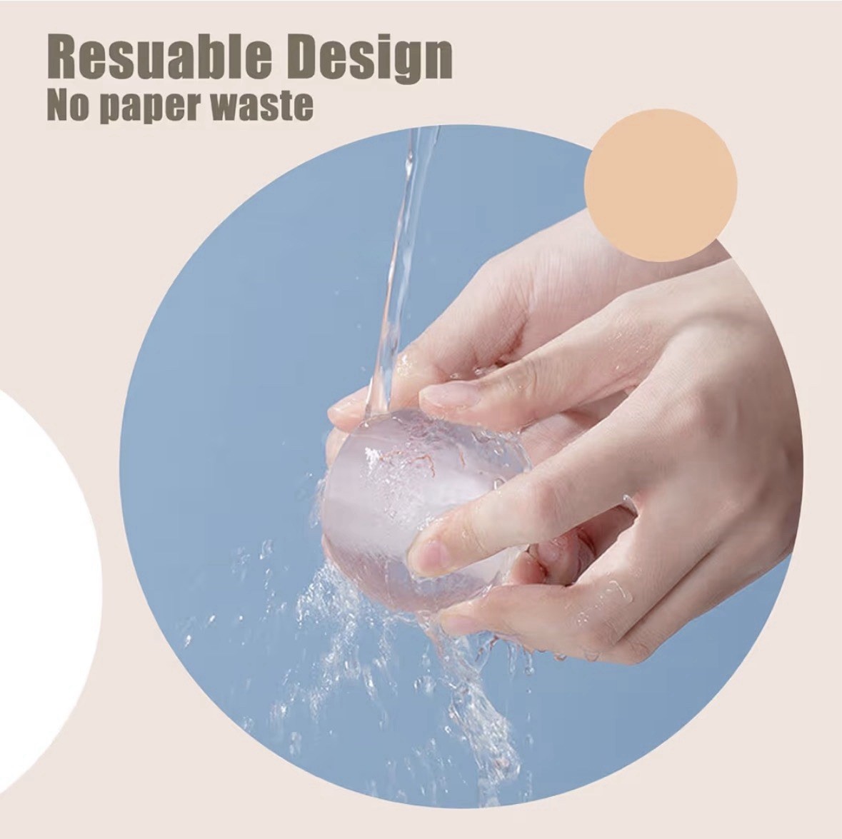 Washable and Reusable Lint Roller Ball Sticky Portable Pet Hair Removal Tool