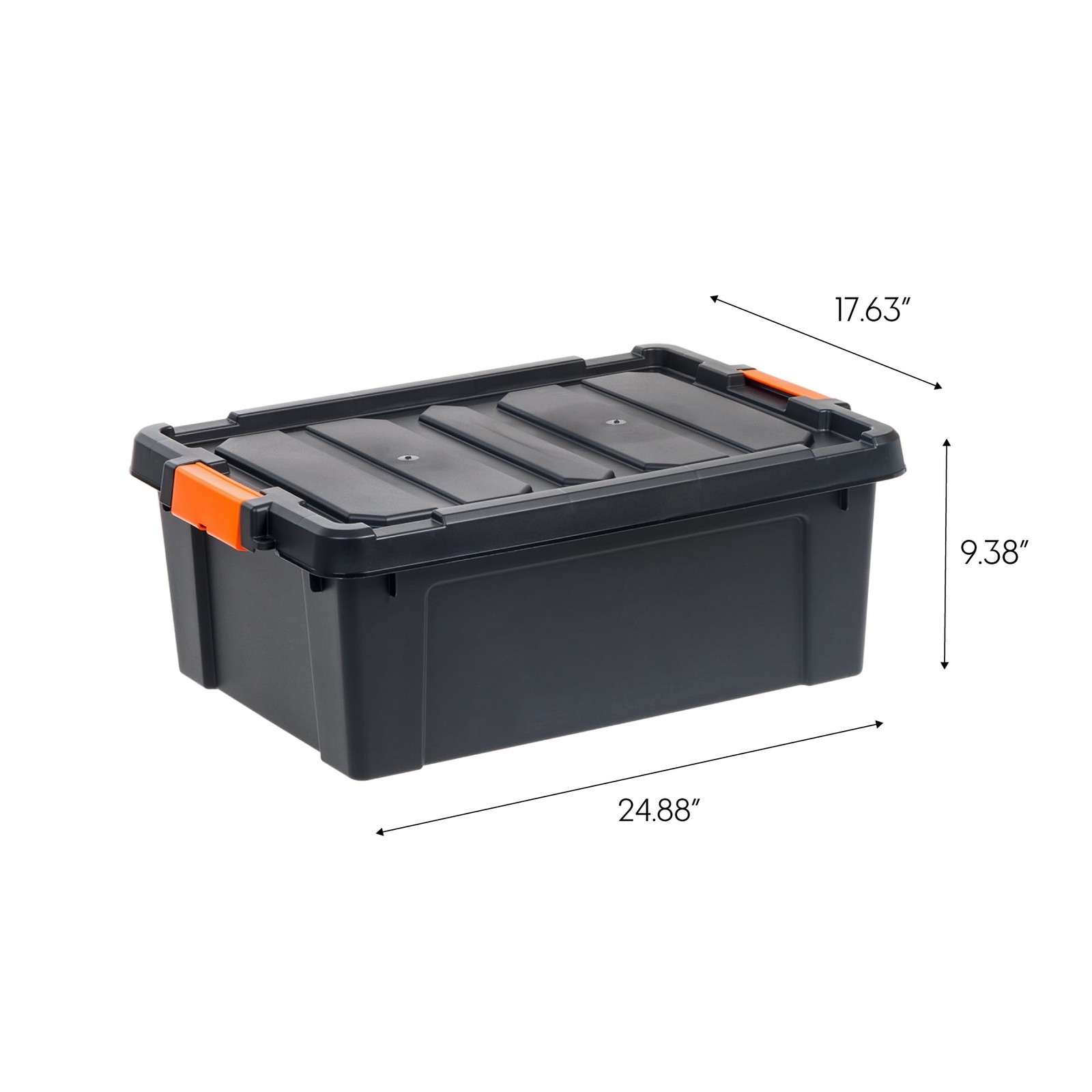 11.75 Gallon Heavy Duty Plastic Storage Bin Utility Tote Stackable Container New