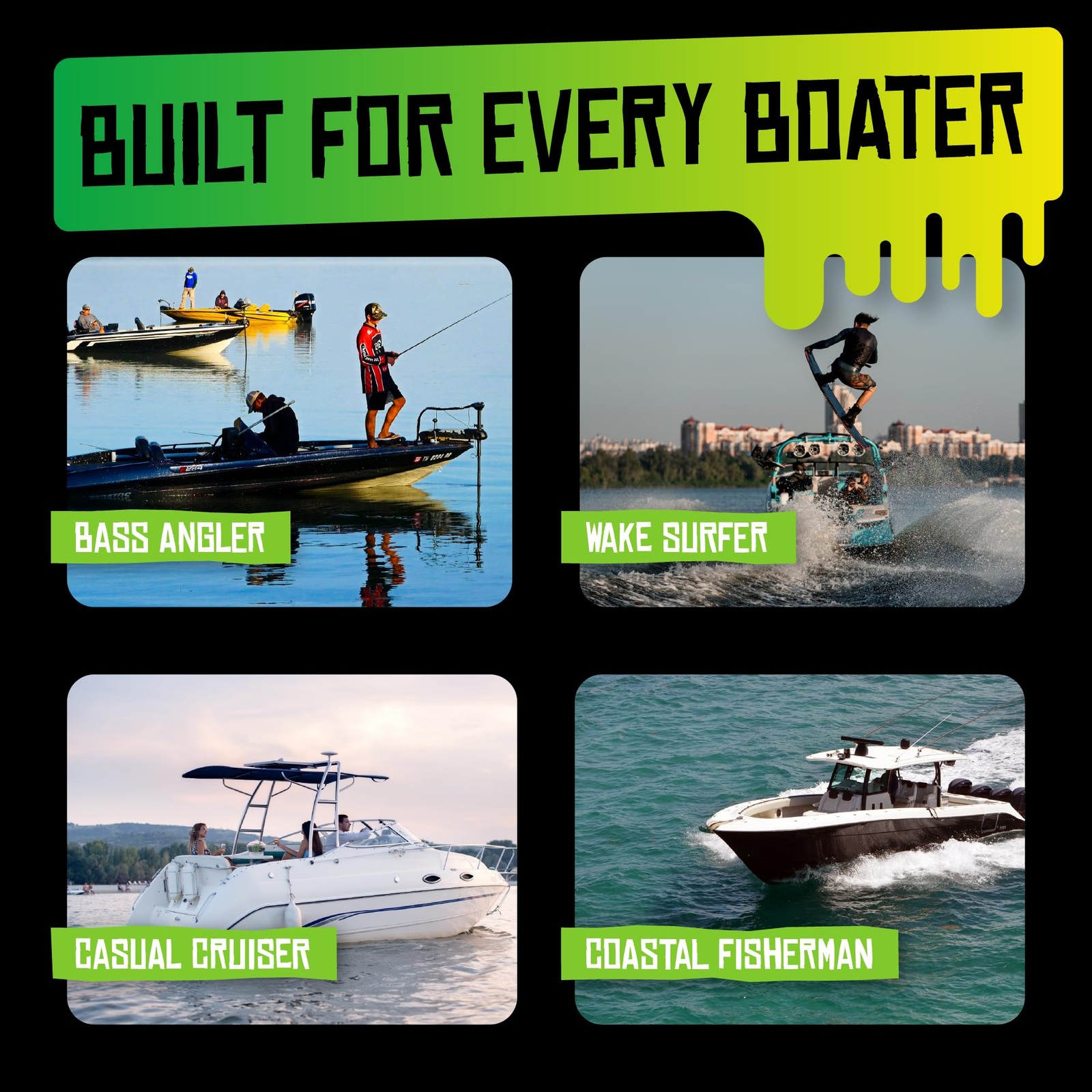 Boat Juice Necessity Boat Cleaner Kit | Exterior Water Spot Remover Interior …