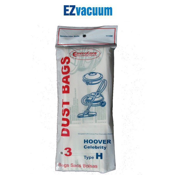 Generic Hoover Type H Allergen Canister Vacuum Cleaner Bags # 4010009H – 3 Pack