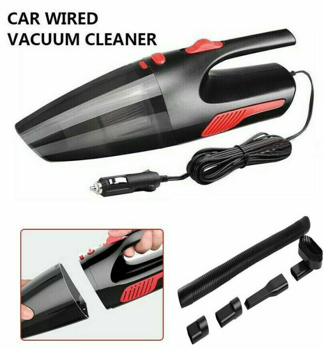 US Car Vacuum Cleaner Duster Portable Rechargeable Wet&Dry Strong Suction Duster