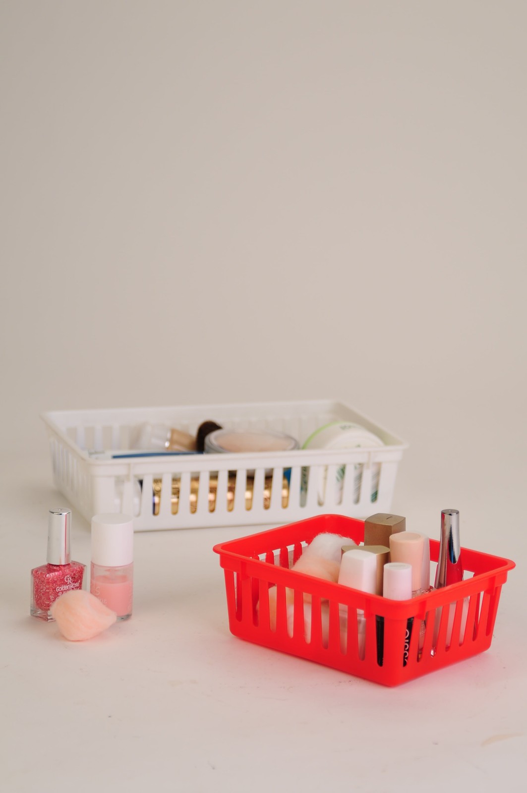 (6 Pack) Mainstays 2-Pack Plastic Drawer Organizer Storage Bin Set, Mini Drawer