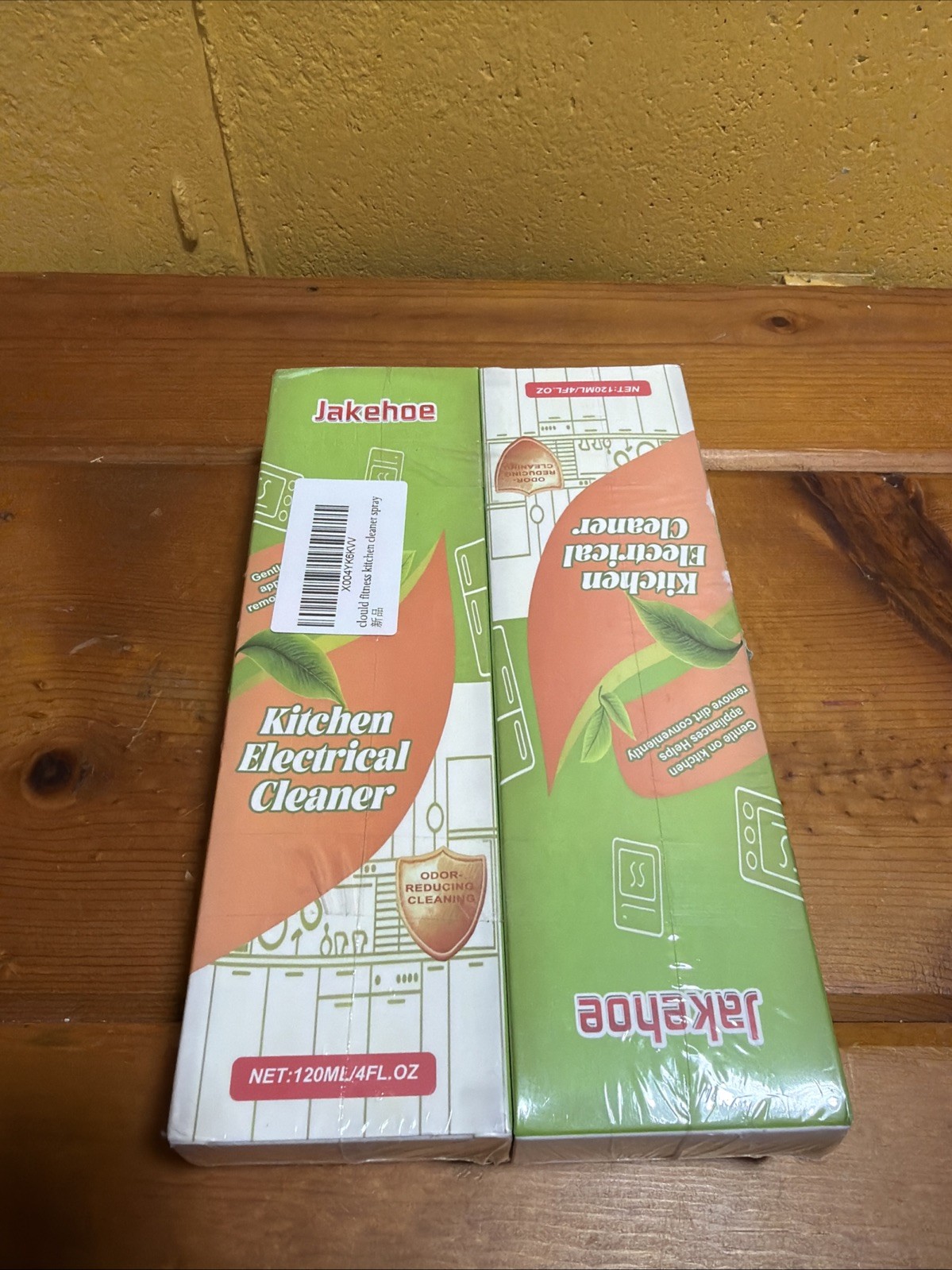 2- Jakehoe Kitchen Electrical Cleaner-4FL.Oz. Each. Please See Pictures New Seal