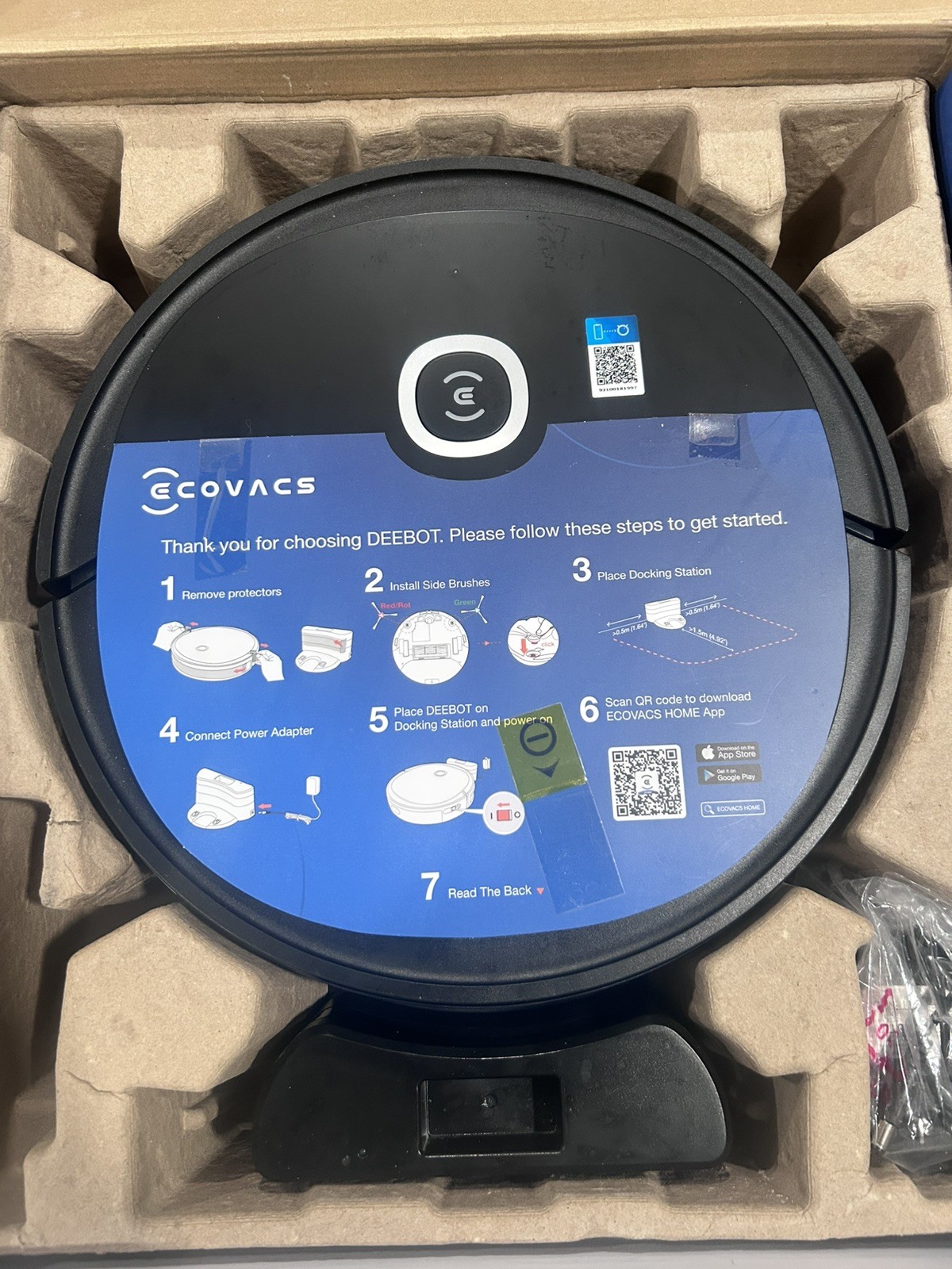 ECOVACS Deebot Ozmo U2 SE Robot Vacuum Cleaner 2 in 1 Vacuum & Mop easy use