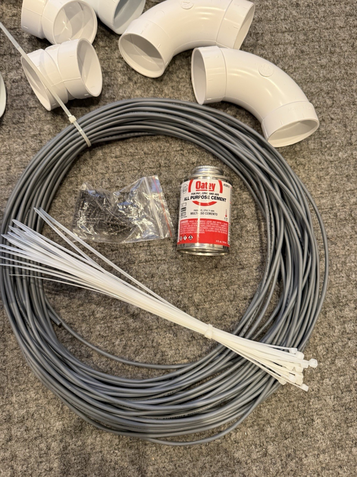 Hide A Hose 5000 Series Rough-In Kit – Will Rough-In 1 Inlet Up To A 60′ Hose