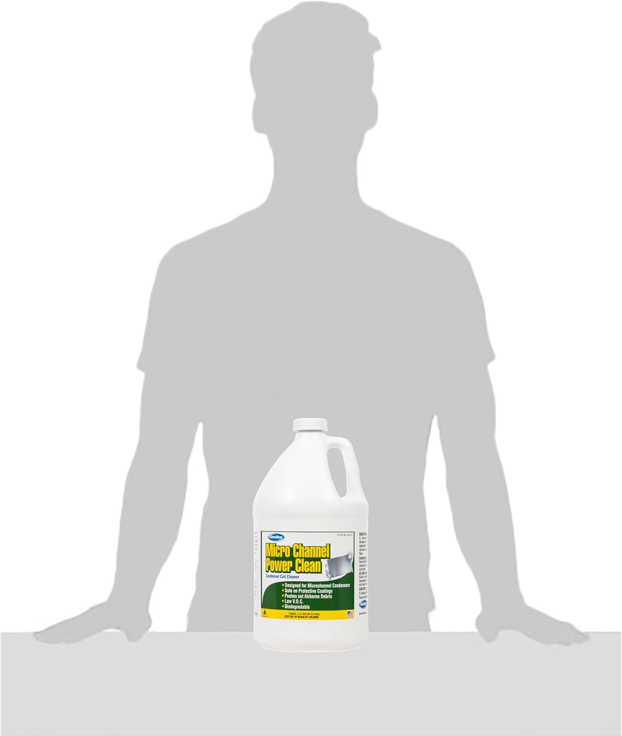 ComStar Micro Channel Power Clean 16 Ounces | No-Rinse Foaming Coil Cleaner