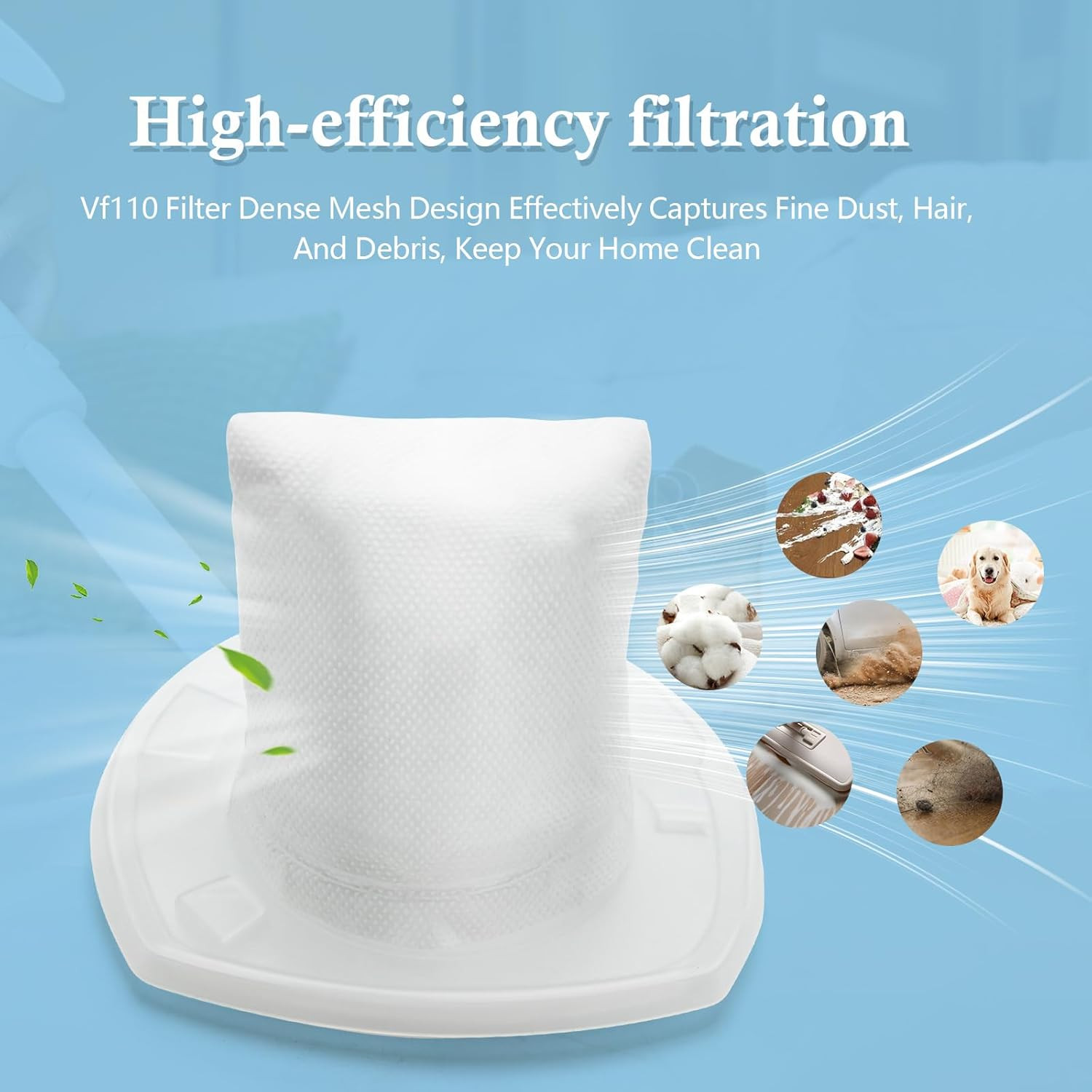 VF110 Replacement Filter for Black and Decker Dustbuster Handheld Cordless Vacuu