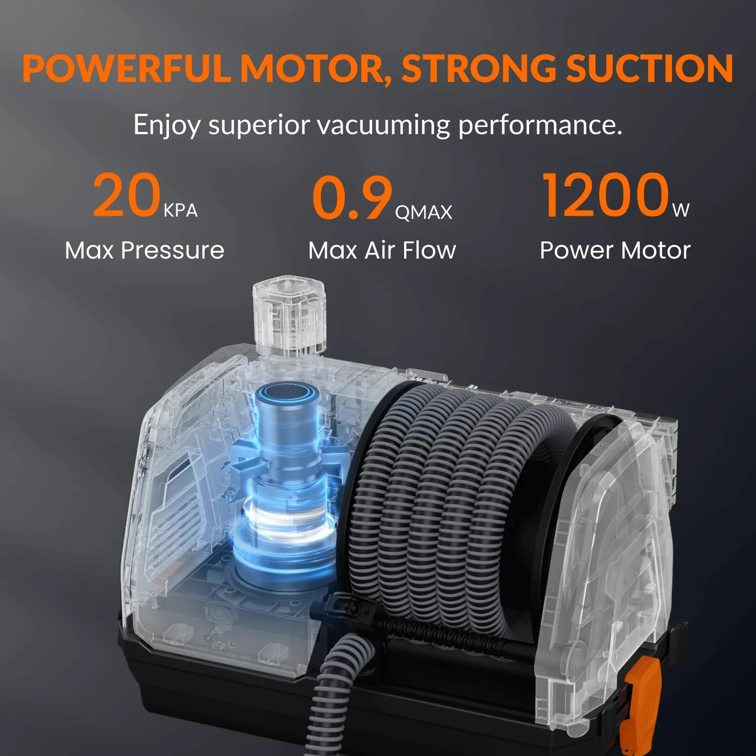Wall Mounted Retractable Vacuum Cleaner 30FT Hose Wet Dry Garage Cleaning Kit