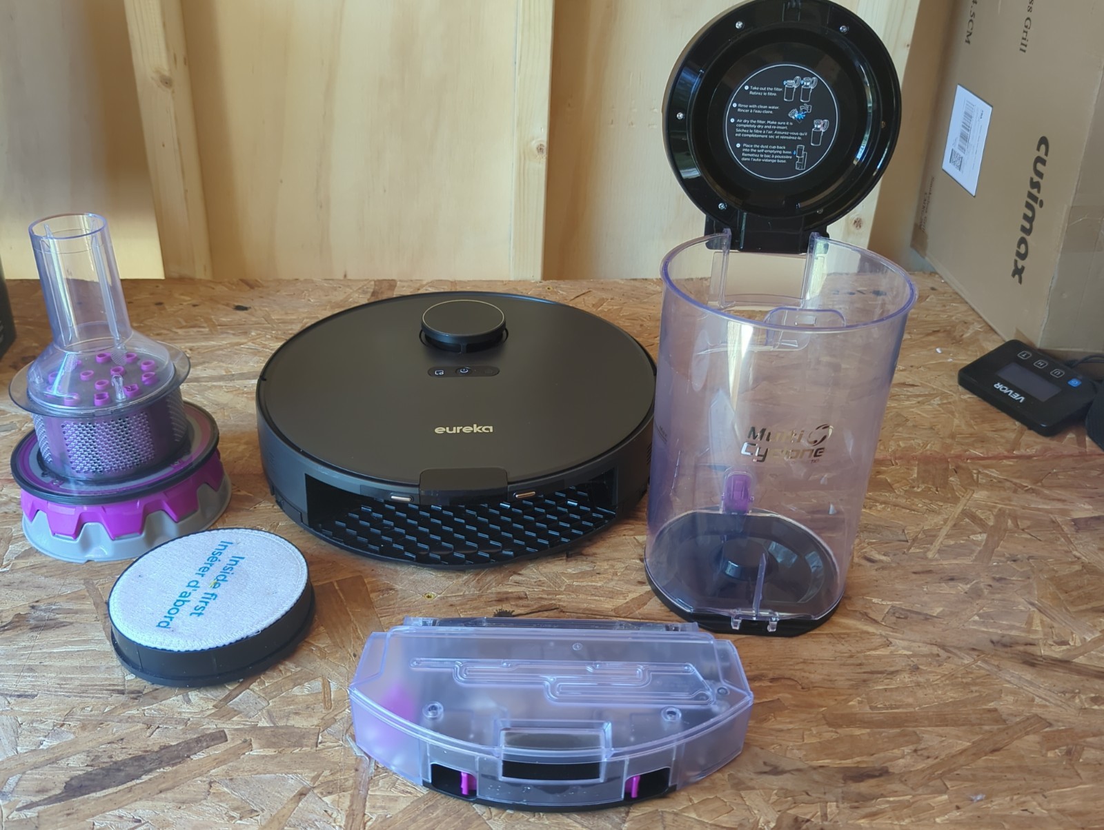 Eureka E20 Evo Plus Robot Vacuum and Mop Combo, 10,000Pa Suction Robot Vacuum Cl