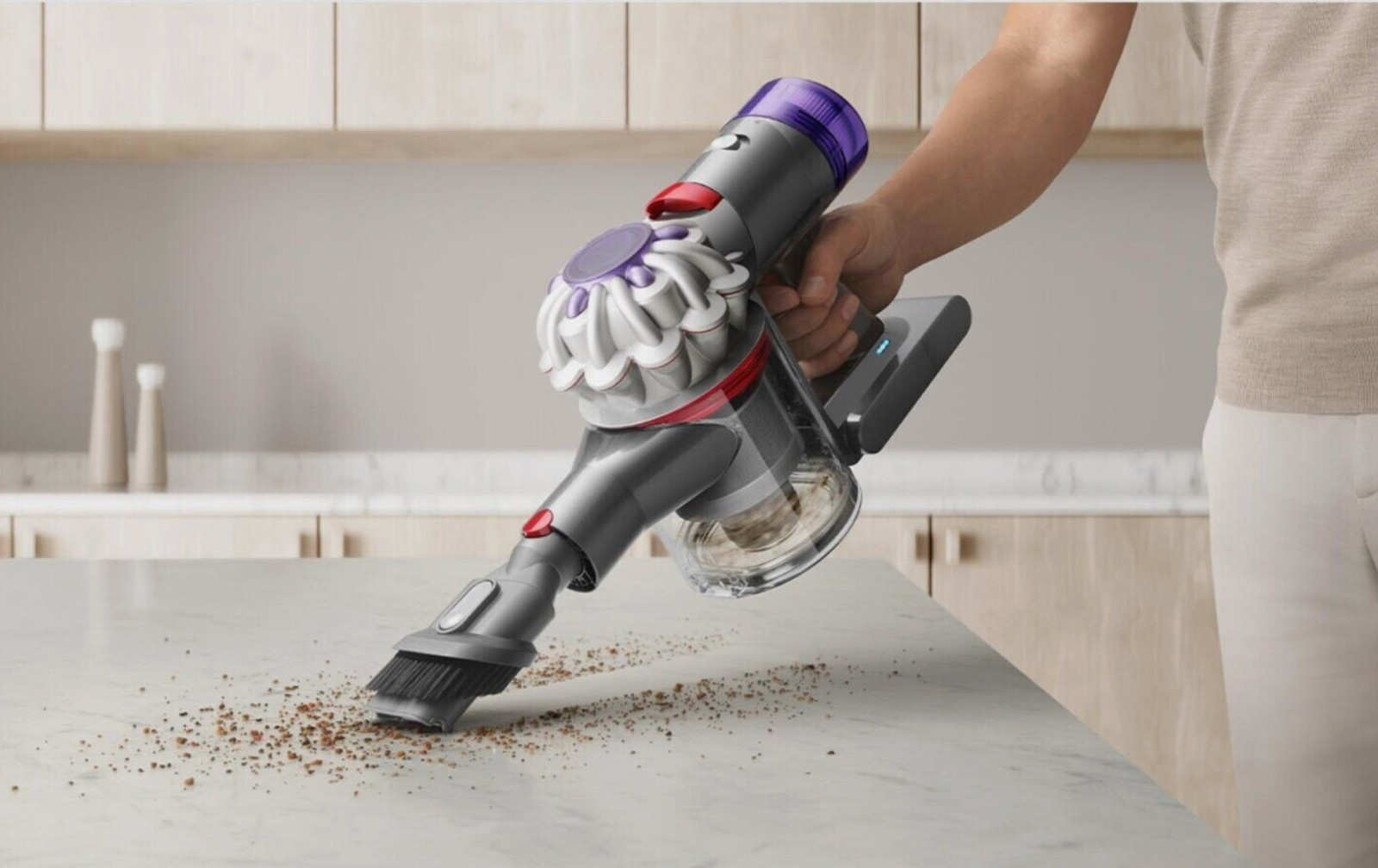 Dyson SV25 V8 Car +Boat HEPA Cordless Handheld Vacuum Cleaner Mint condition