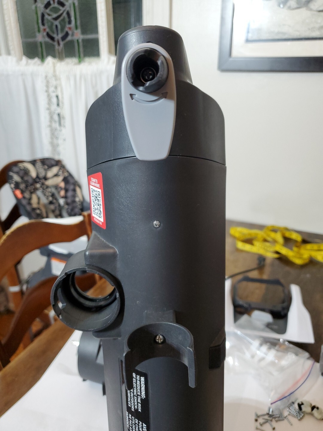Hoover UH75110 Back Housing With Tool And Hose Holders With Cord Holder