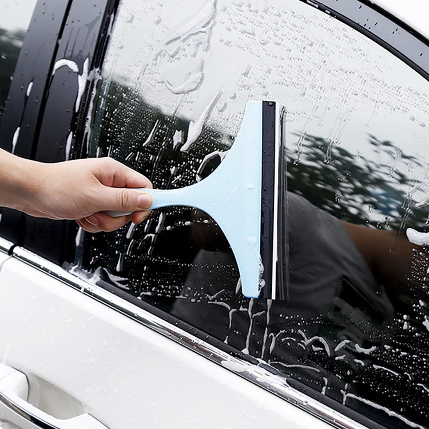 Glass Window Wiper Cleaner Squeegee Shower Screen Mirror Home Blade Brush Lot
