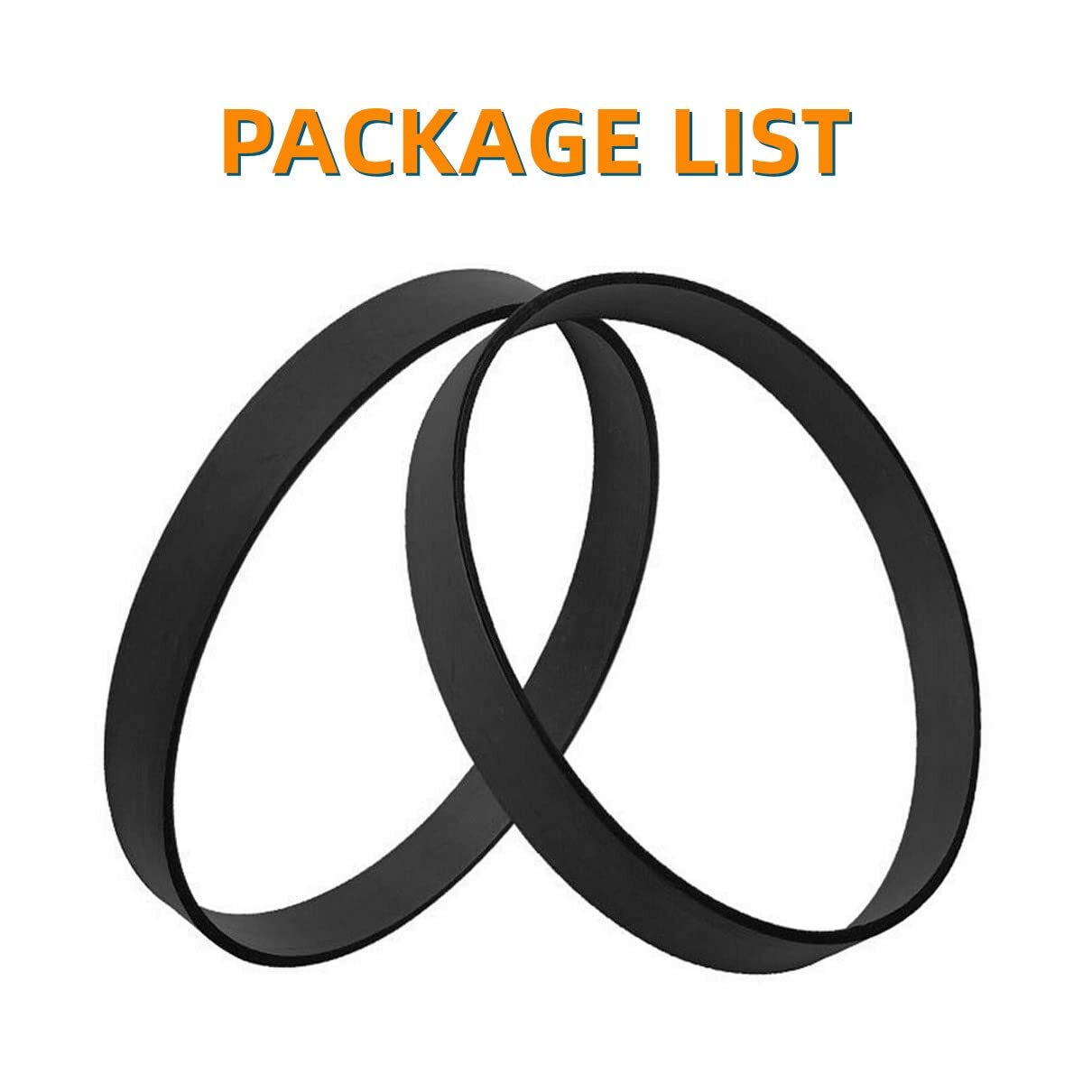 Replacement Belts For Bissell Power Force Helix Turbo Vacuum Rubber (2 Pack) NEW