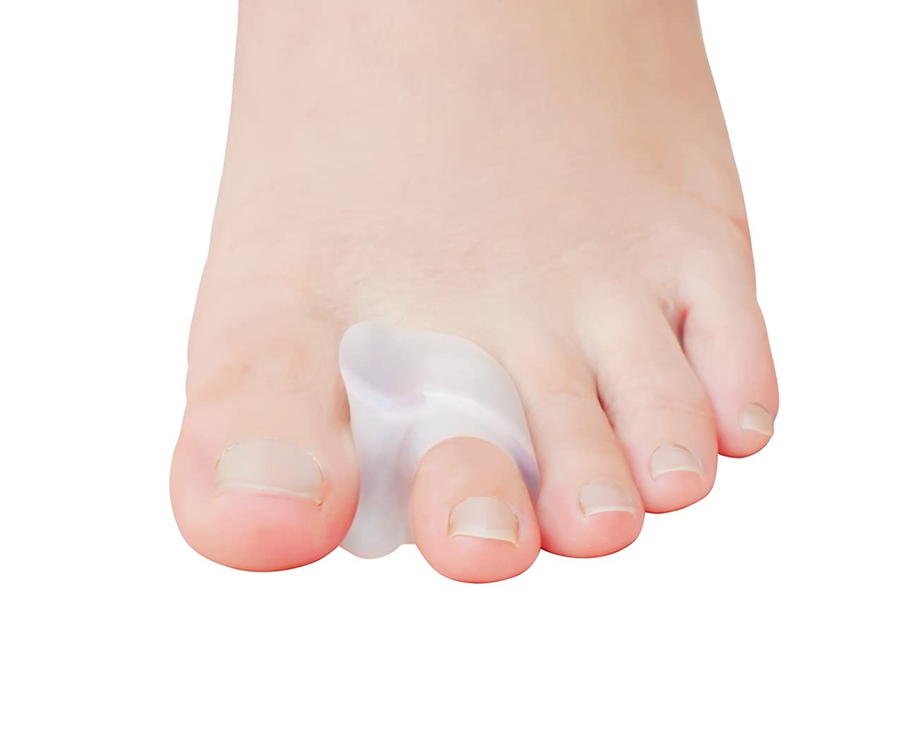 12 Pack Gel Toe Separators Big Toe Spacers Single Loop Corrector Pain Relief Cle