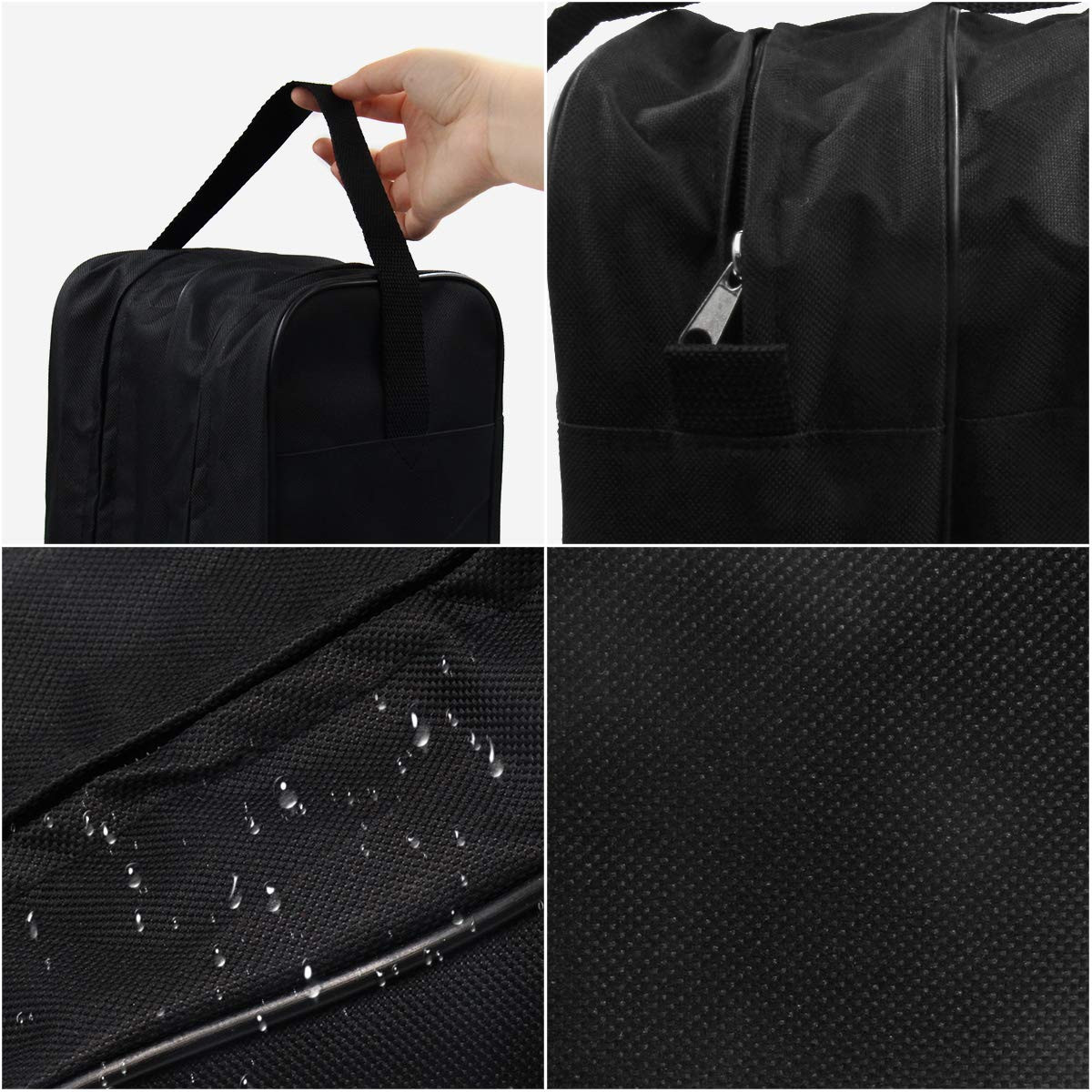 PRODUCTS.INC. Foot And Headwear Mens Boot Bag Cord Twin Black