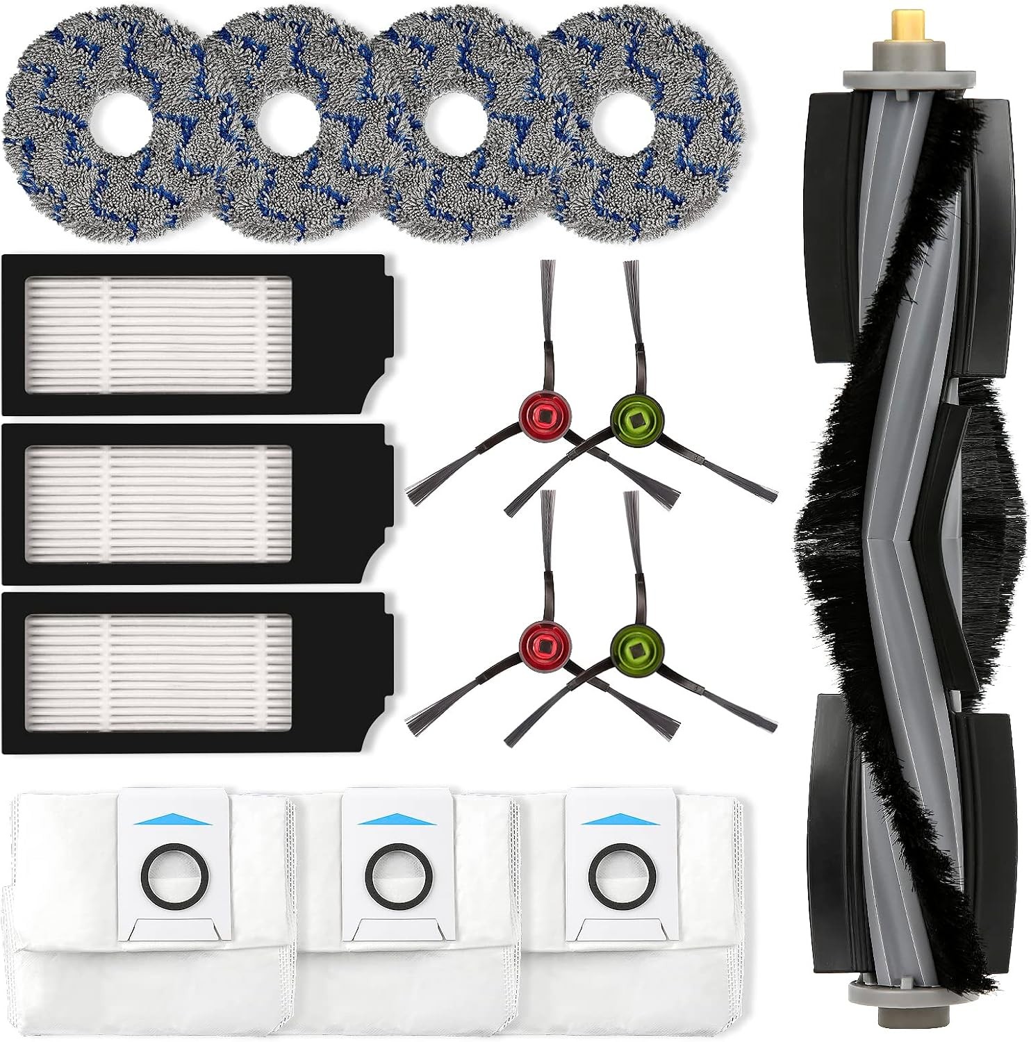 15 Pack X1 Omni Replacement Parts for ECOVACS DEEBOT DEEBOT X1 Omni X1 PRO Omni