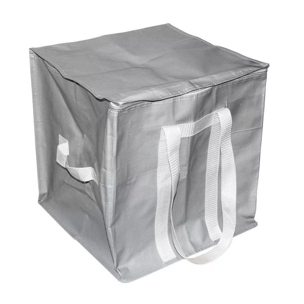 14 In. L X 14 In. W X 15 In. D Small Moving Box Tote (2-Pack) NEW