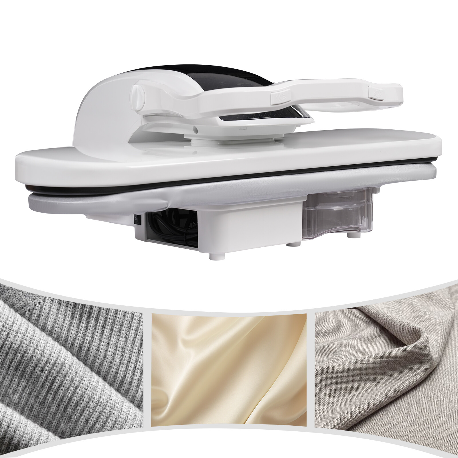 Intelligent Steam Press with Touch Screen, 5 Fabric Modes, 1600W Power