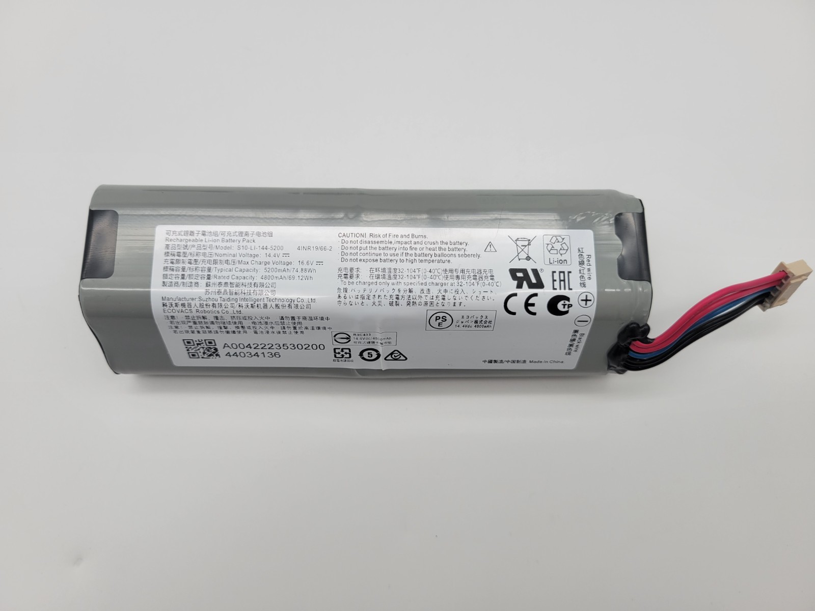 Battery For Ecovacs Deebot N30 PRO OMNI Robot