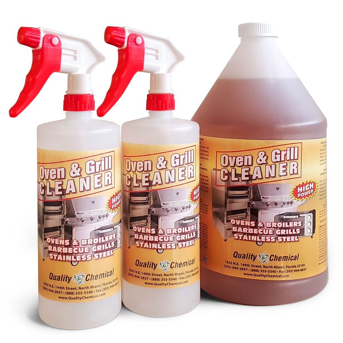 Oven & Grill Cleaner Heavy-Duty / High Power / 1 Gallon Combo