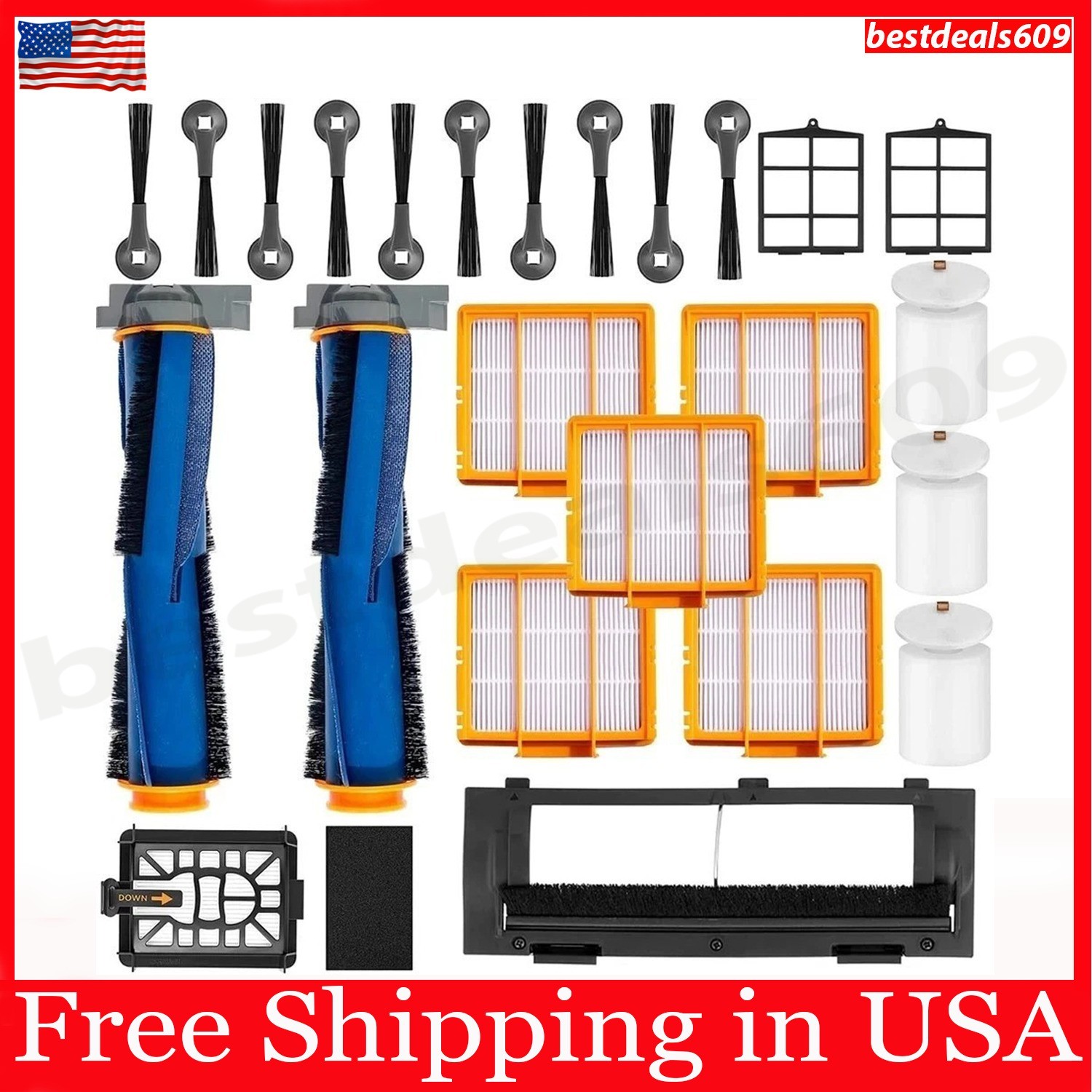 Replacement Parts for Shark Matrix Plus 2in1 Robot Vacuum RV2610WA AV2610WA
