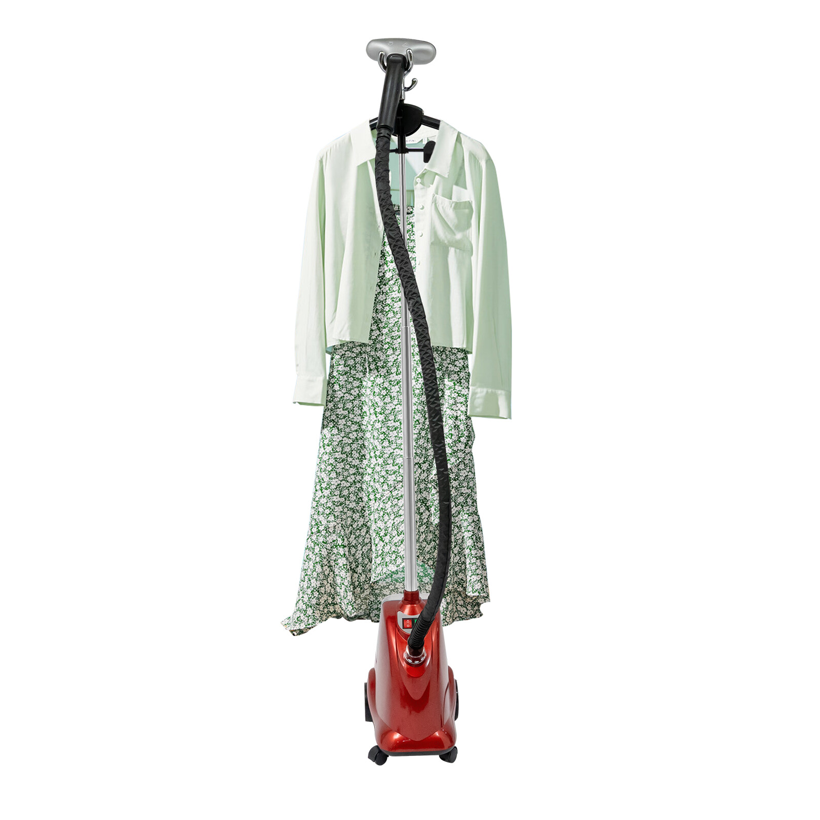 Standing Clothes Steamer, Fast Wrinkle Remover with Adjustable Height