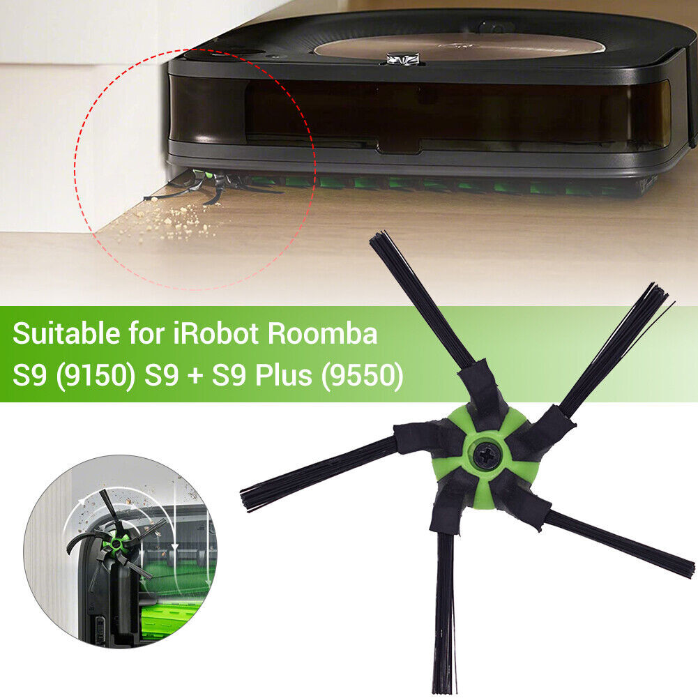2 Pack Replacement Part Side Brush For iRobot Roomba S9 S9+ Plus Vacuum Cleaner