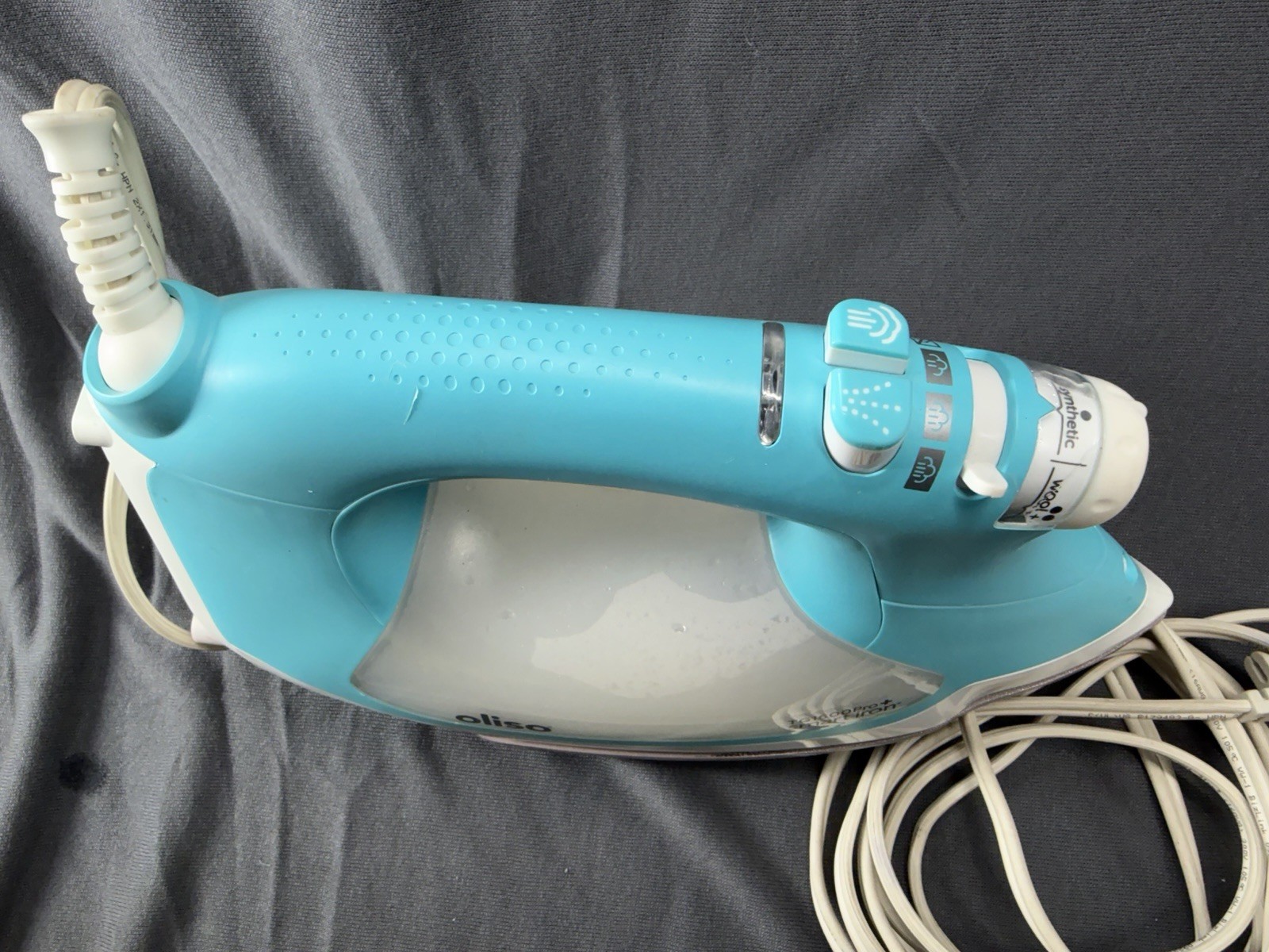 Oliso TG1600Pro+ TG1600+ Steam Iron Auto-Lift Corded Blue/White 1800W