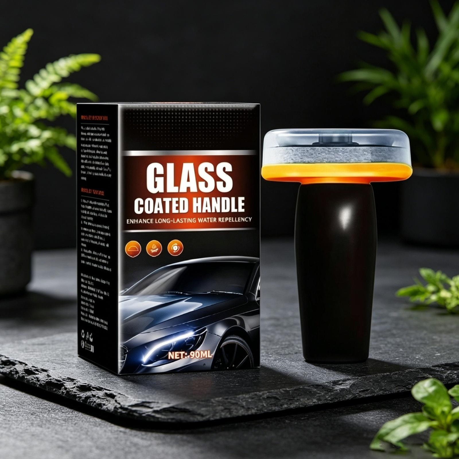 OGAS 90ml Car Glass Oil Film Remover Windshield Cleaner Stain Removal